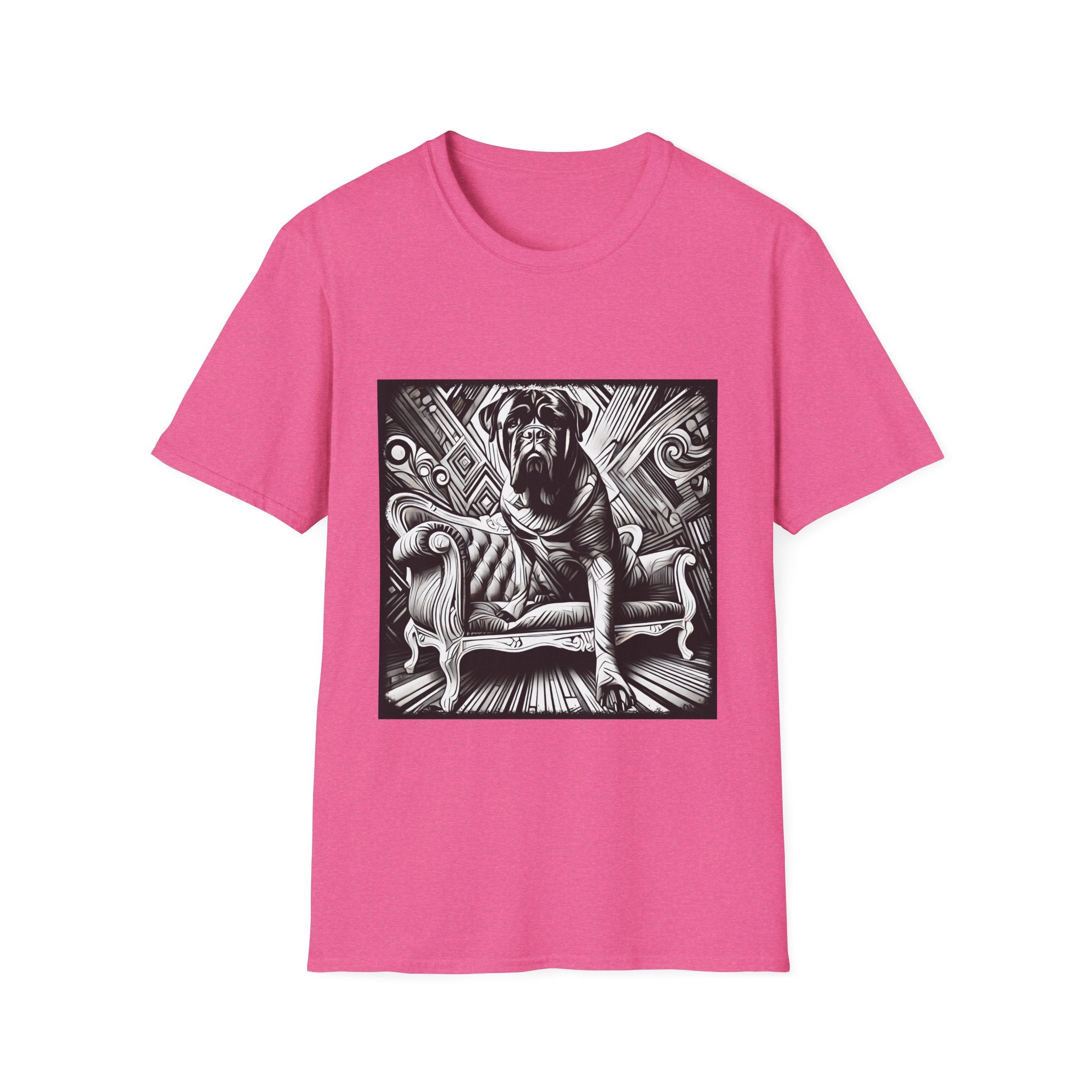 Bullmastiff B&W Bold | Unisex Dog T-Shirt