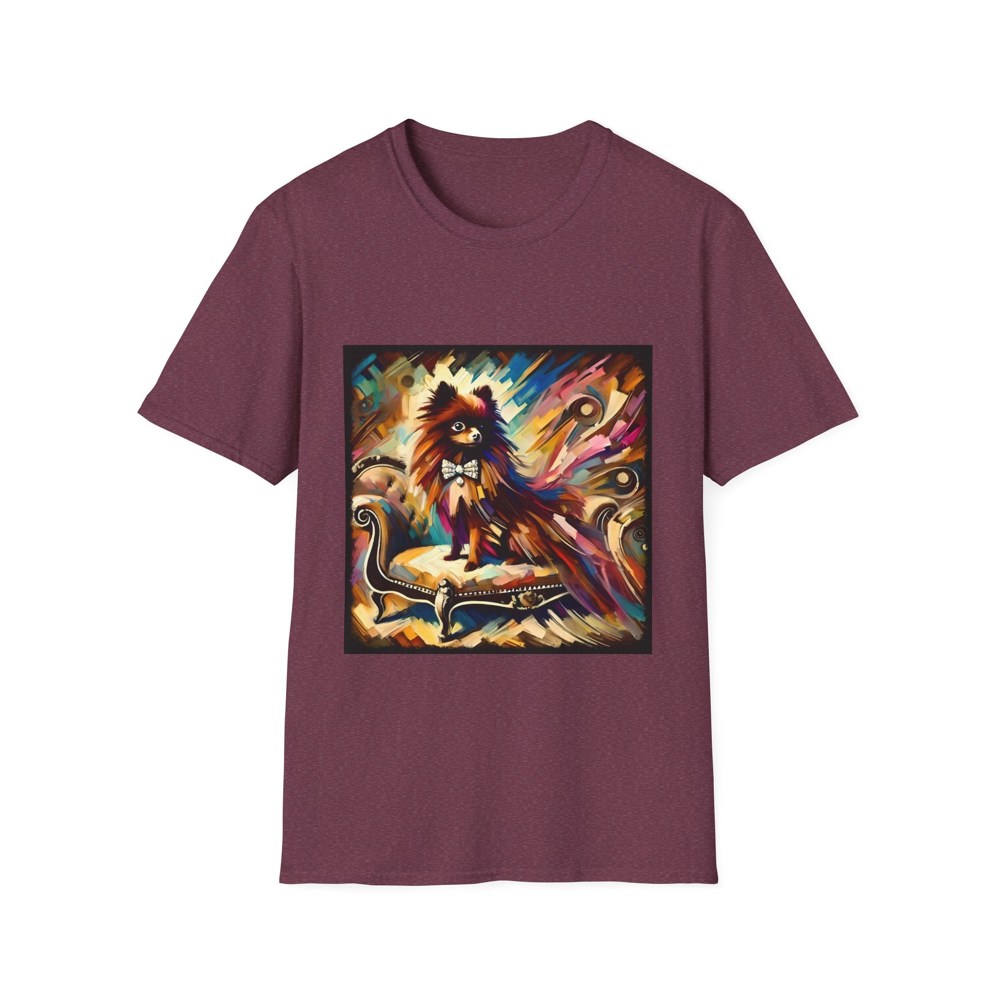 Pomeranian Bold Swirl | Unisex Dog T-Shirt
