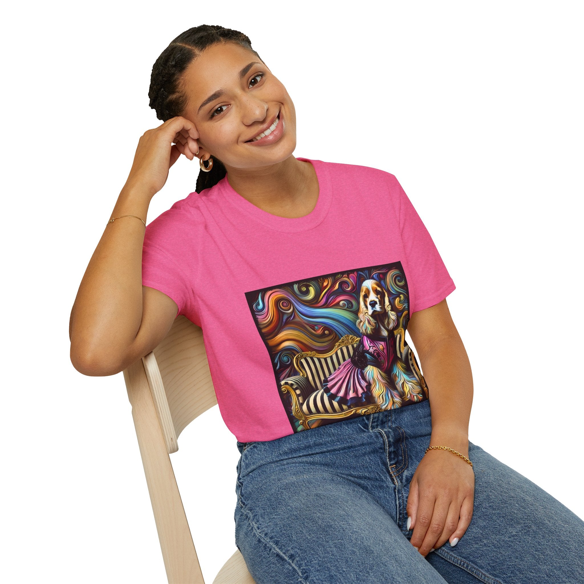 Cocker Spaniel Princess Rocker | Unisex Dog T-Shirt