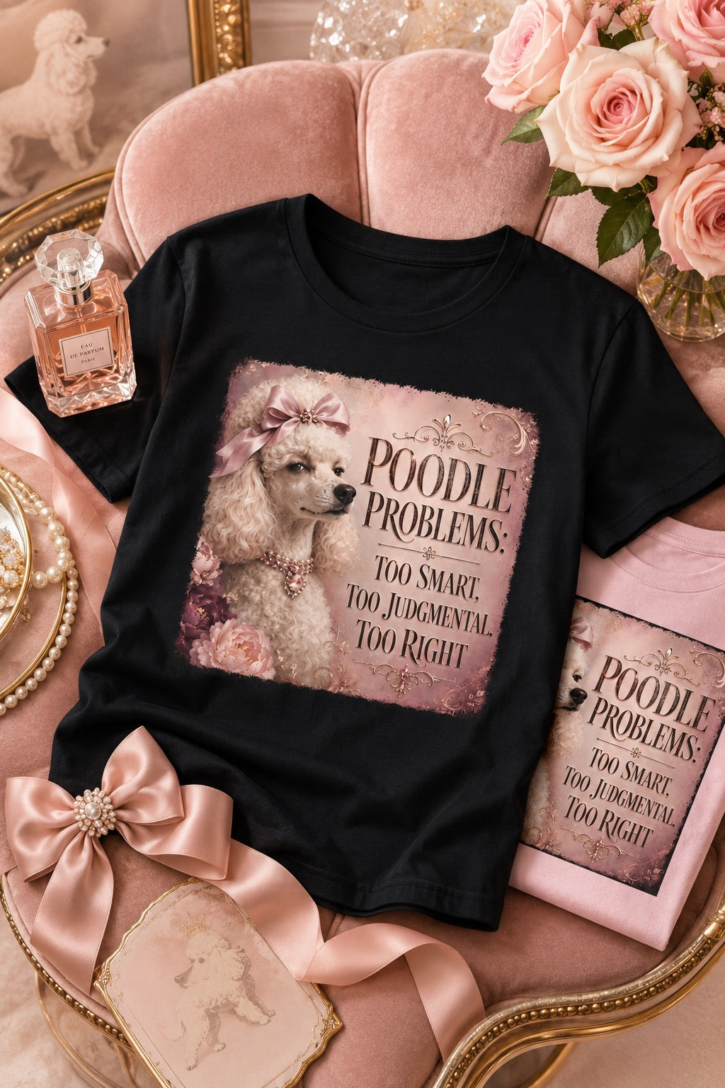 Poodle Problems: Too Smart | Dog Lover Tee