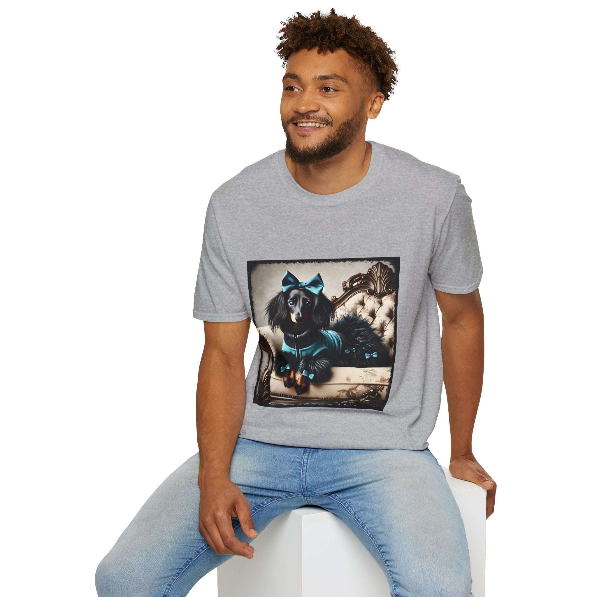 Dachshund Bow Babe | Unisex Dog T-Shirt