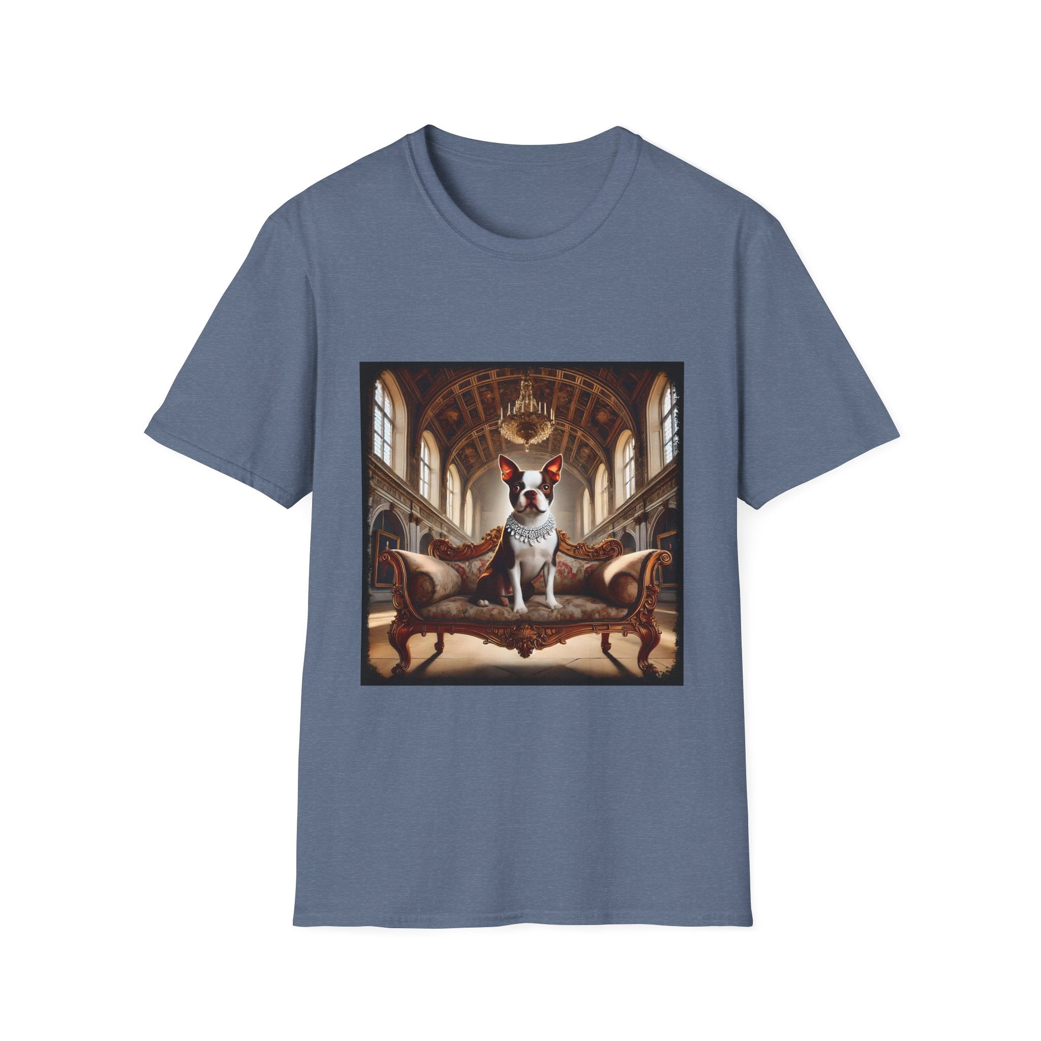 Boston Terrier Poised Princess  | Unisex Dog T-Shirt