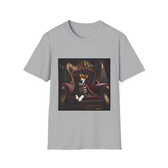 Jack Russell Terrier Velvet Royal design dog lover unisex t-shirt in sport grey