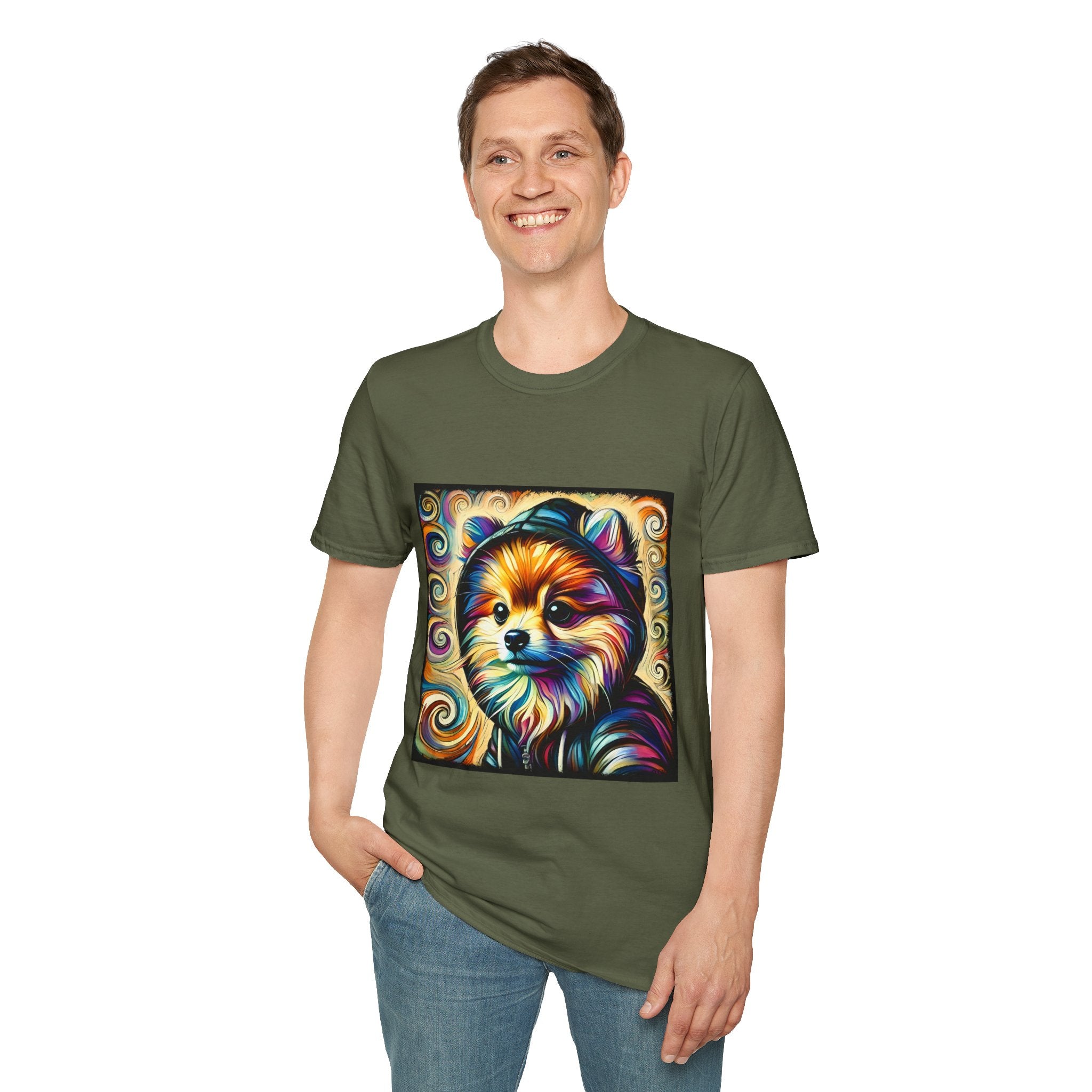 Pomeranian Hoodie Swirl | Unisex Dog T-Shirt