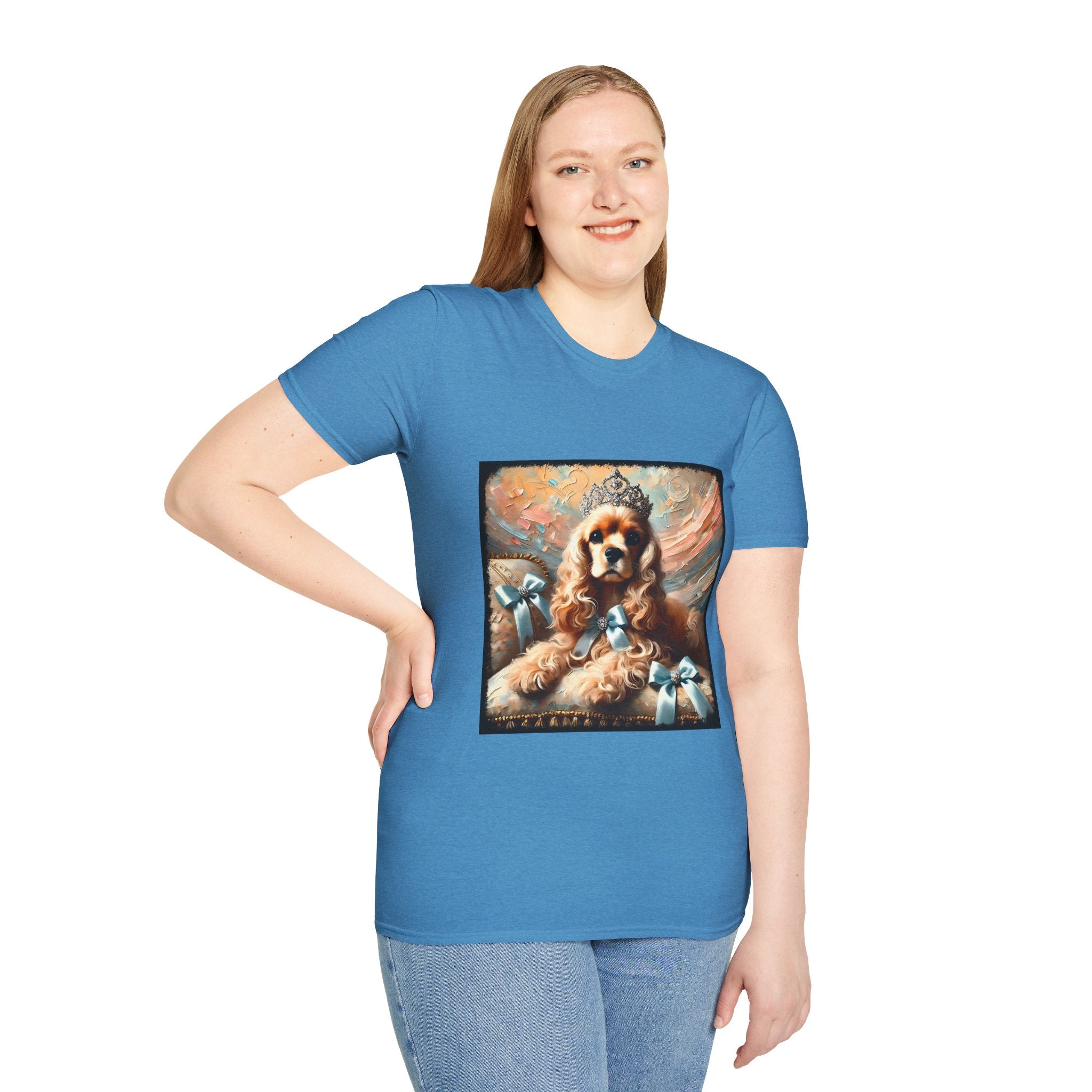 Cocker Spaniel Diamond Tiara Classic | Unisex Dog T-Shirt