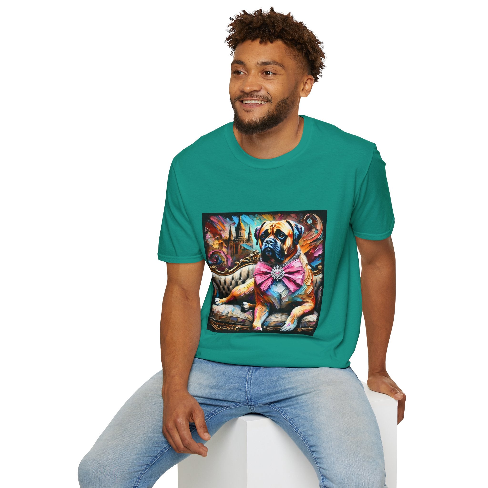Bullmastiff Diamond Princess Classic | Unisex Dog T-Shirt