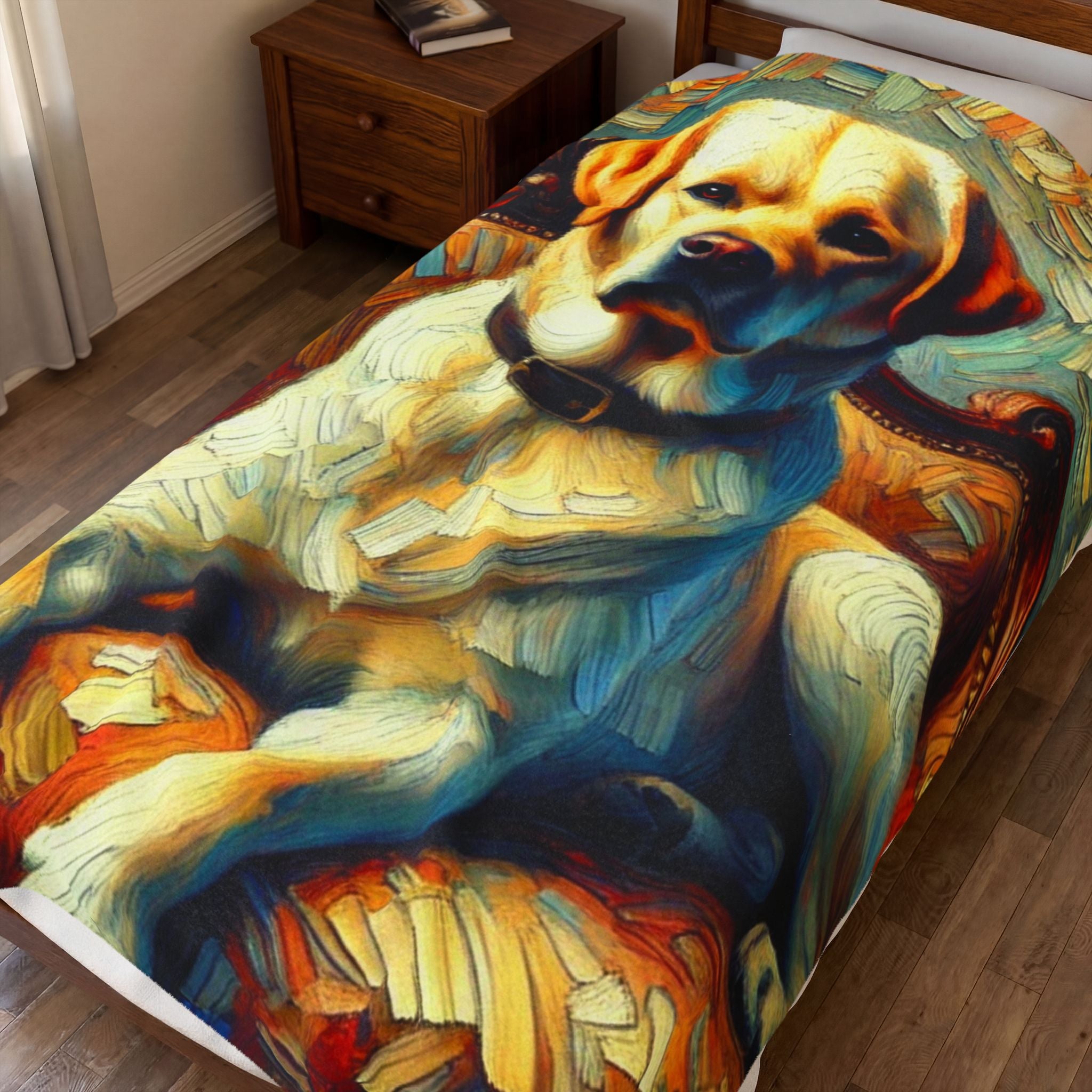Labrador Retriever Blanket | Classic Vibrant Dog Lover Gift