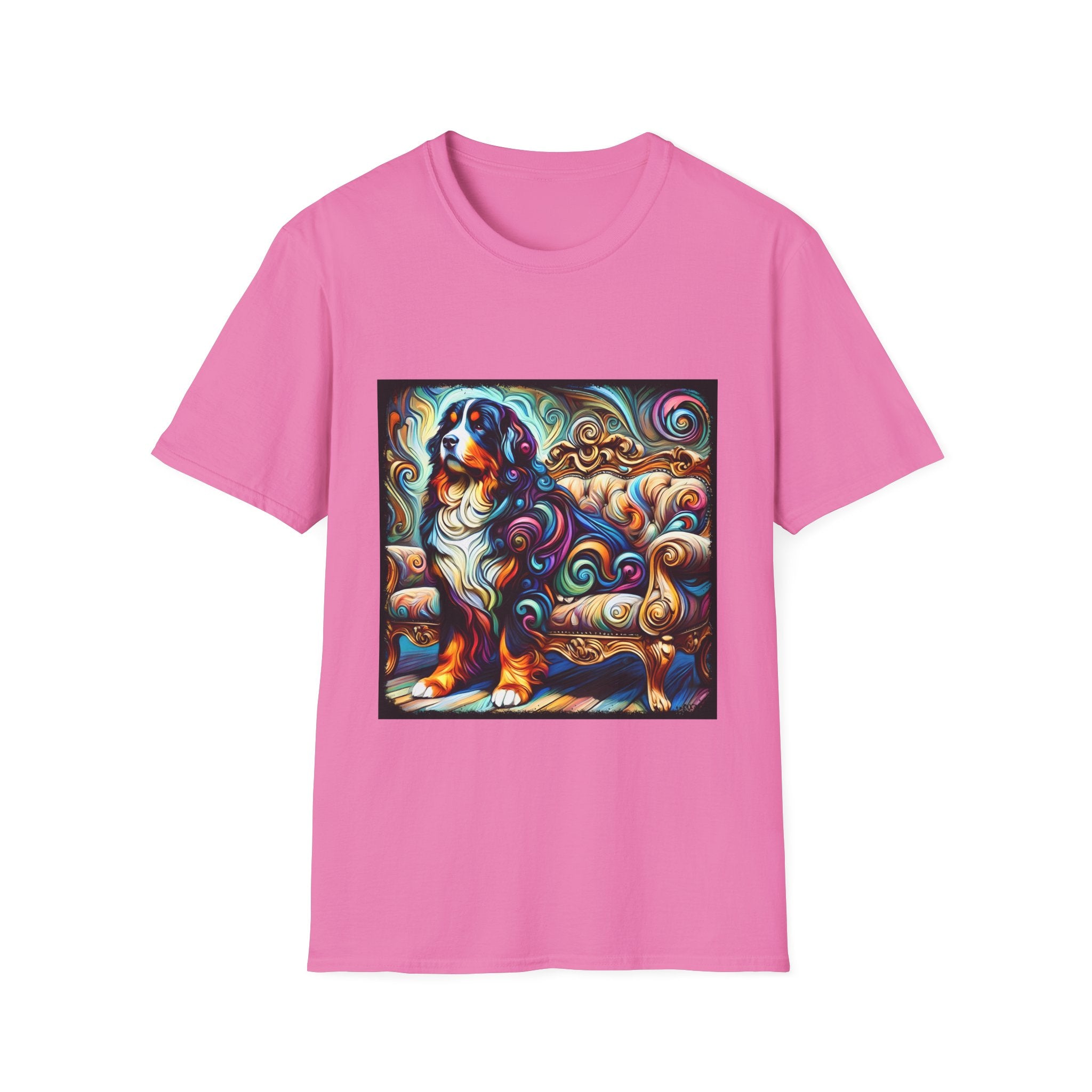 Bernese Mountain Dog Majestic Swirl | Unisex Dog T-Shirt