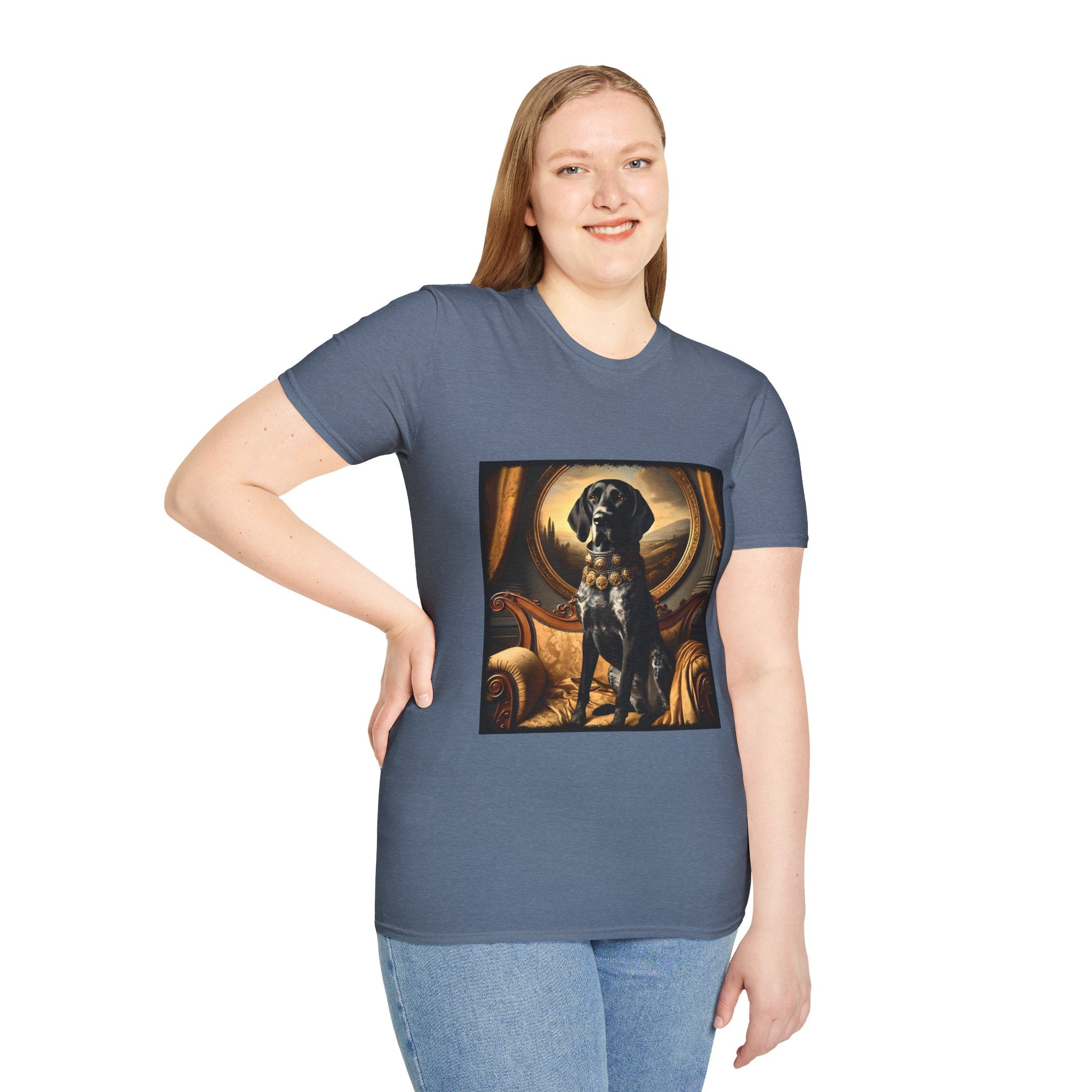 German Shorthaired Pointer Posh Prince  | Unisex Dog T-Shirt