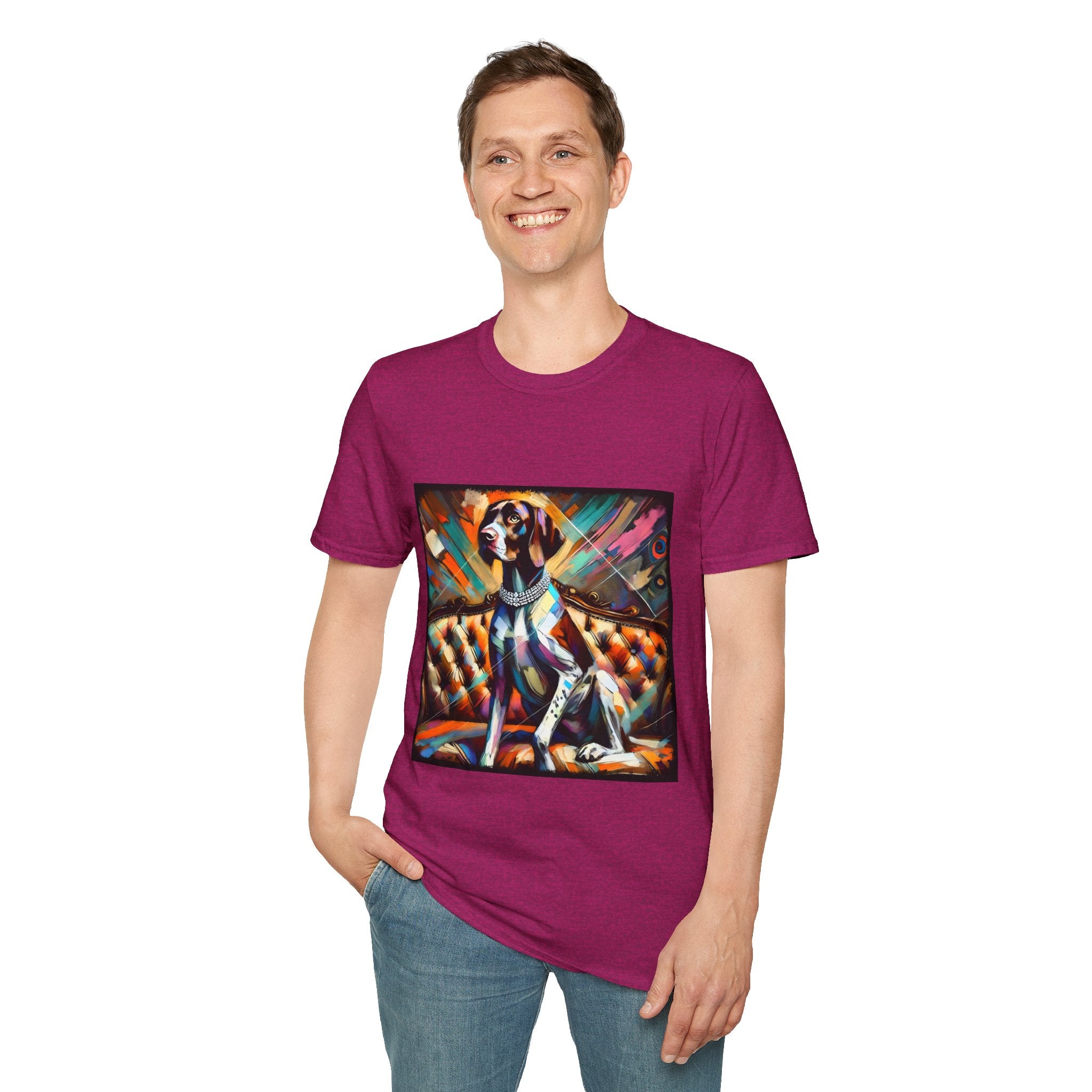 German Shorthaired Pointer Bold Diamond Classic | Unisex Dog T-Shirt