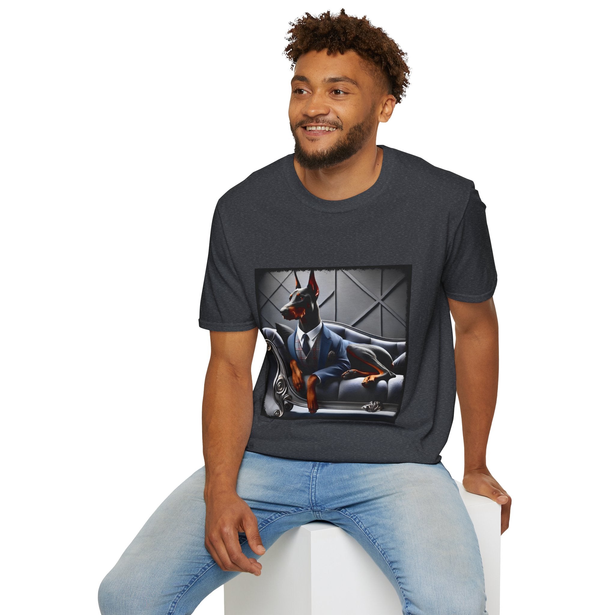 Doberman Pinscher Dapper Dude | Unisex Dog T-Shirt
