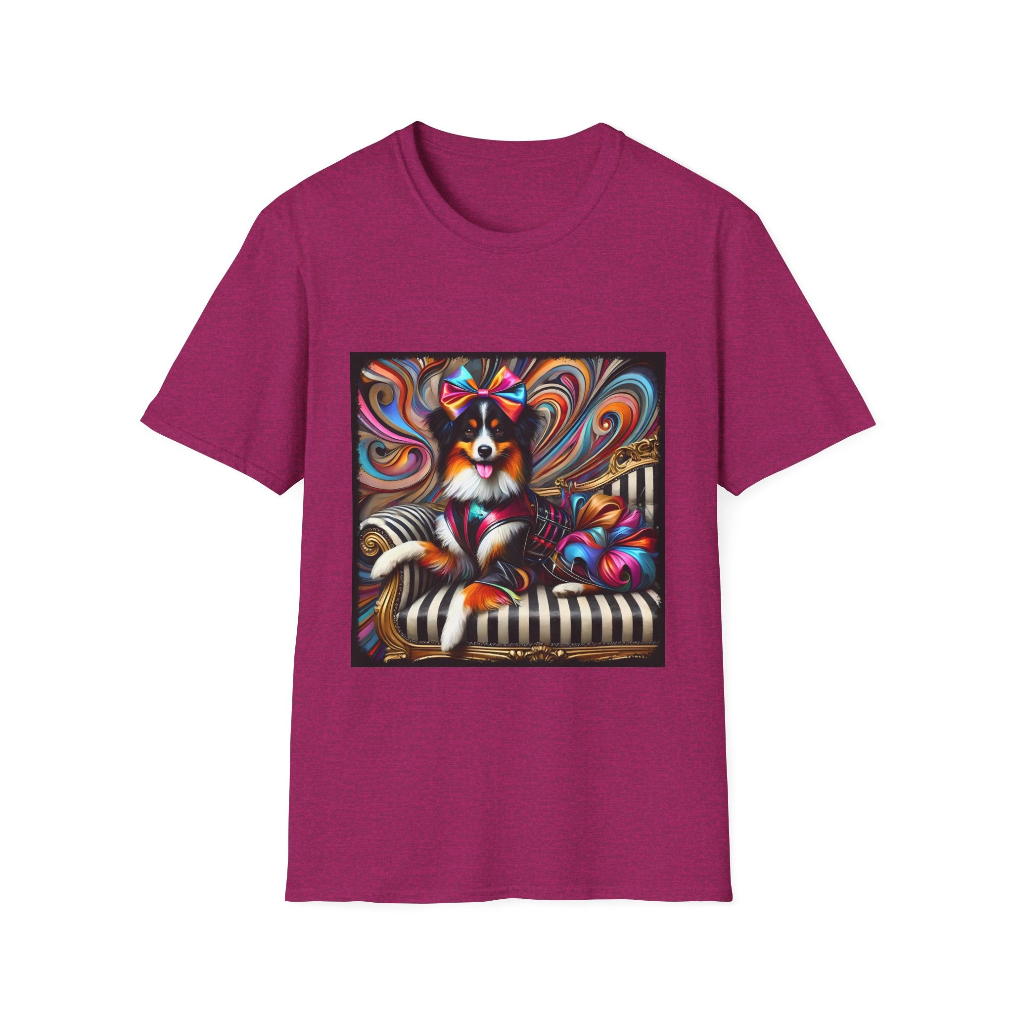 Australian Shepherd Bold Glam Rocker | Unisex Dog T-Shirt