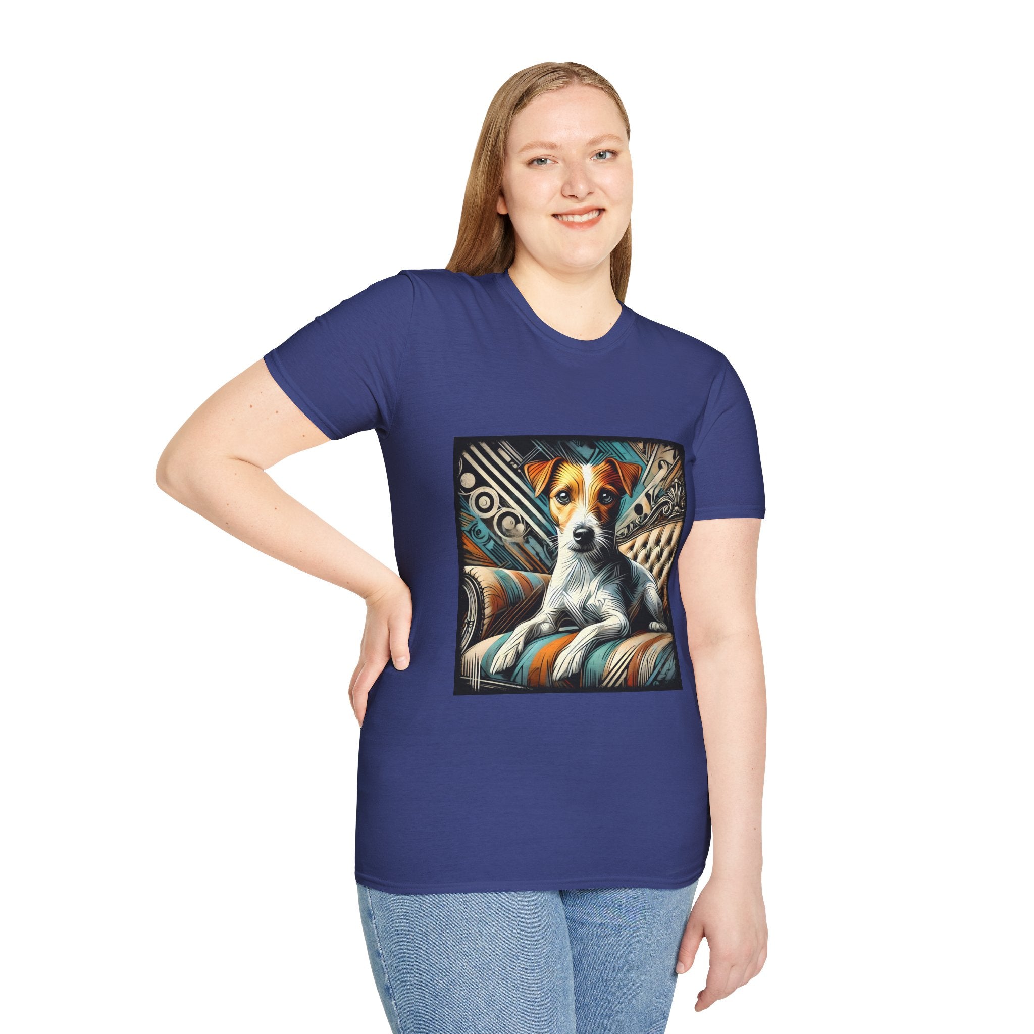 Jack Russell Terrier Warm Rebel | Unisex Dog T-Shirt