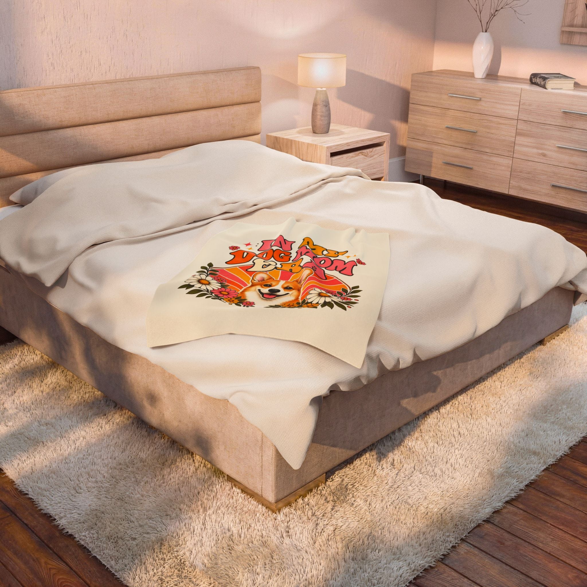 Pembroke Welsh Corgi Blanket | In My Dog Mom Era Dog Lover Gift