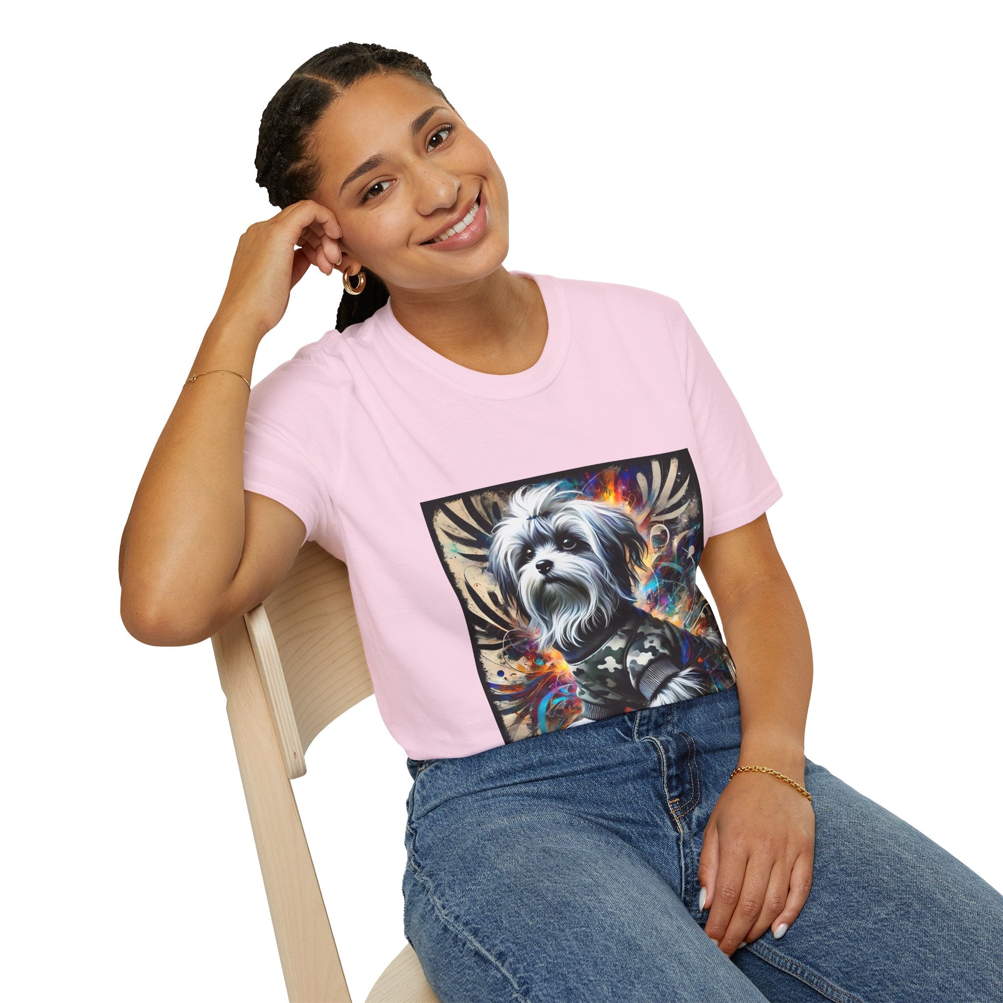 Maltese Bold Armor Classic | Unisex Dog T-Shirt