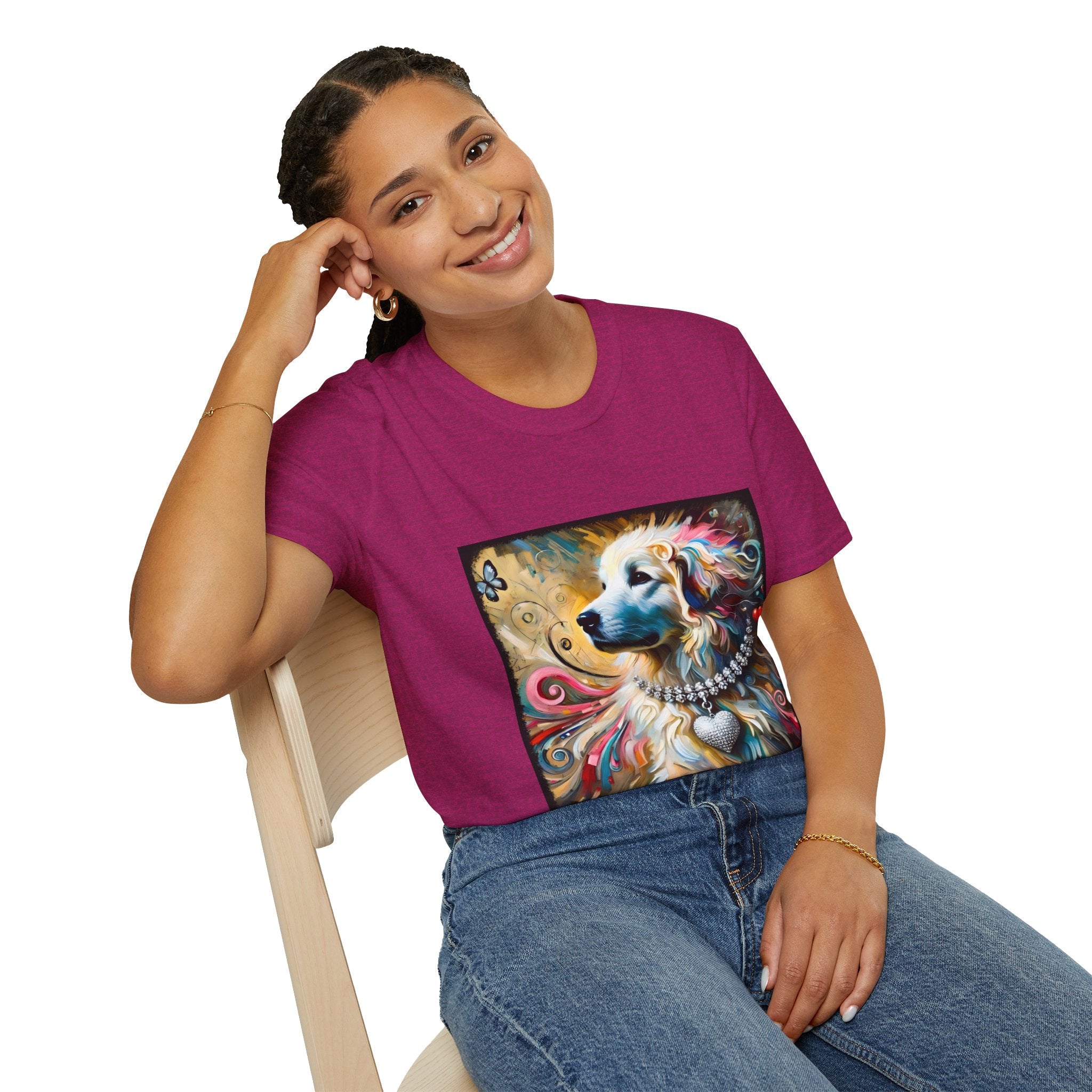 Great Pyrenees Blissful Swirl | Unisex Dog T-Shirt
