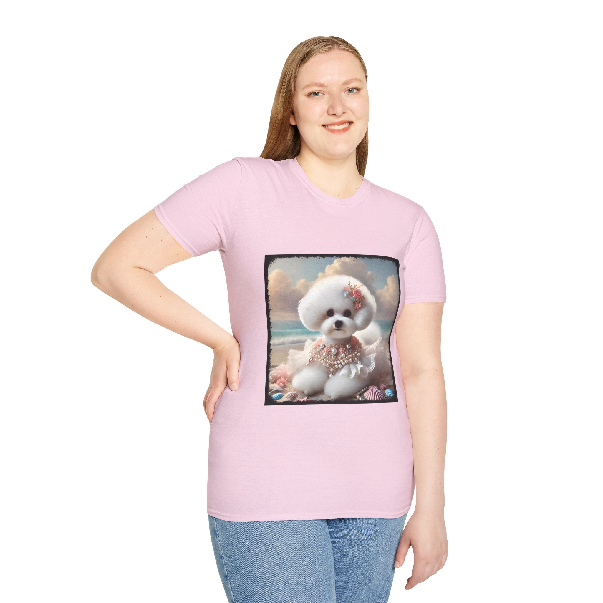 Bichon Frise Beach Beauty | Unisex Dog T-Shirt