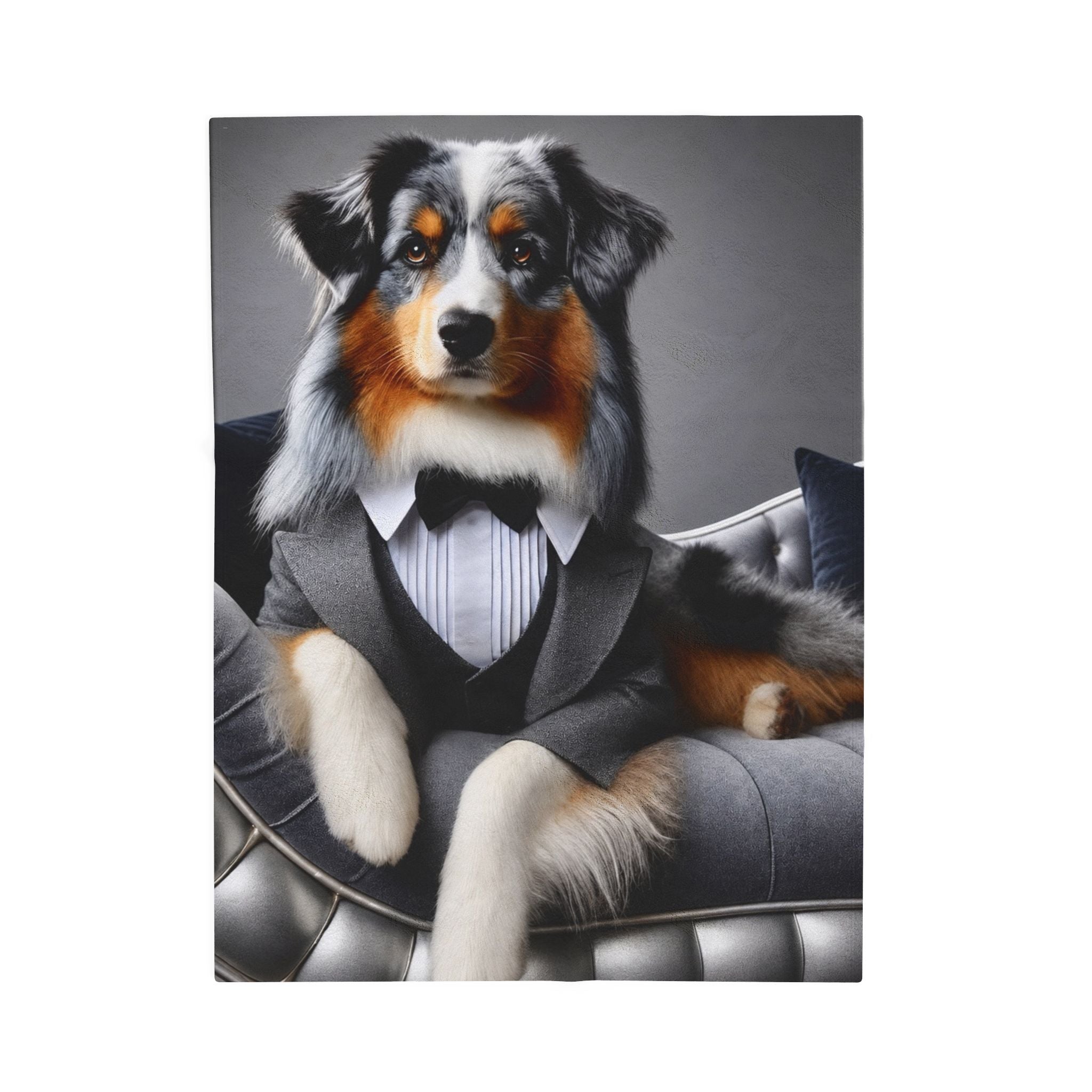 Australian Shepherd Blanket | Classic Canine Dog Lover Gift