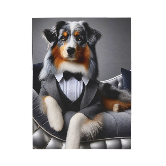Australian Shepherd Blanket | Classic Canine Dog Lover Gift