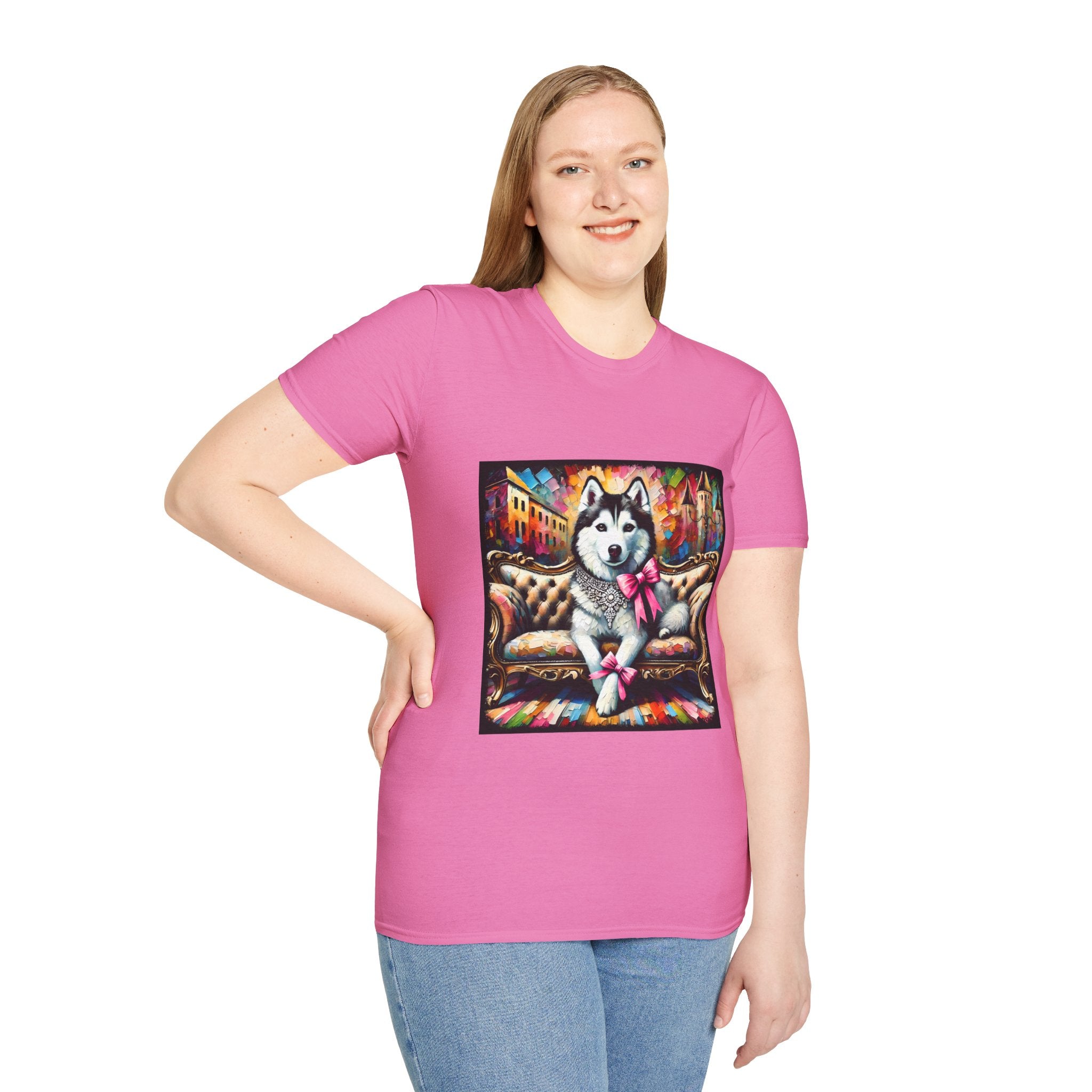 Siberian Husky Diamond Princess Classic | Unisex Dog T-Shirt