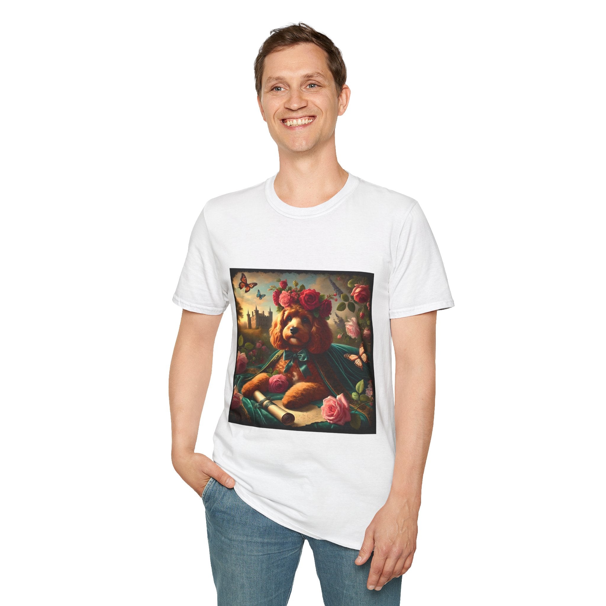 Cavapoo Botanical Beauty | Unisex Dog T-Shirt