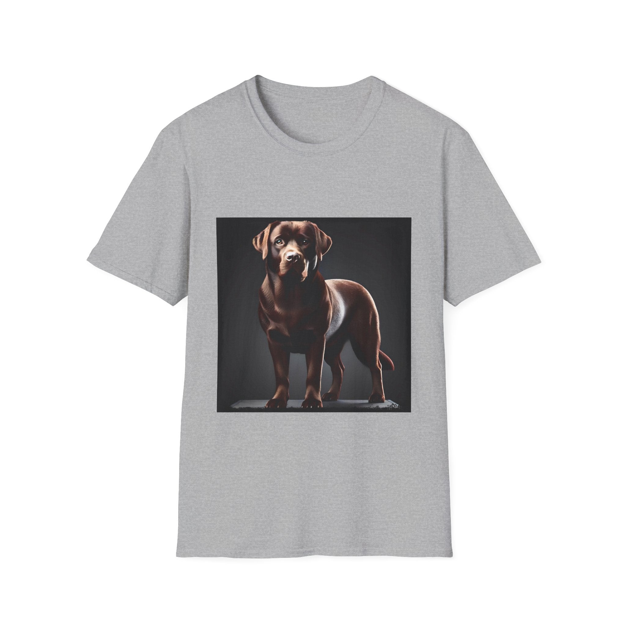 Labrador Retriever On Display design dog lover unisex t-shirt in sport grey