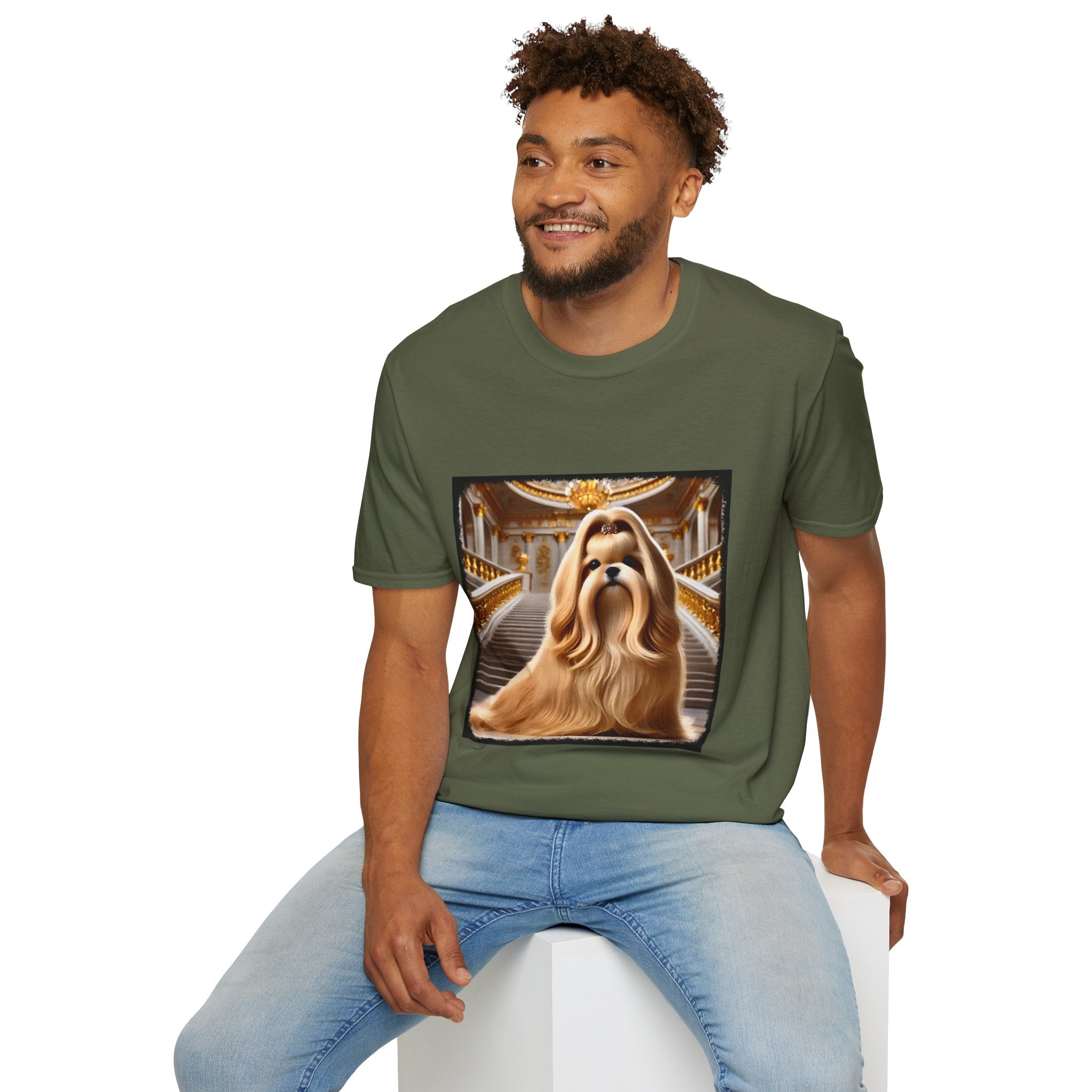 Shih Tzu Billionaire Bark | Unisex Dog T-Shirt