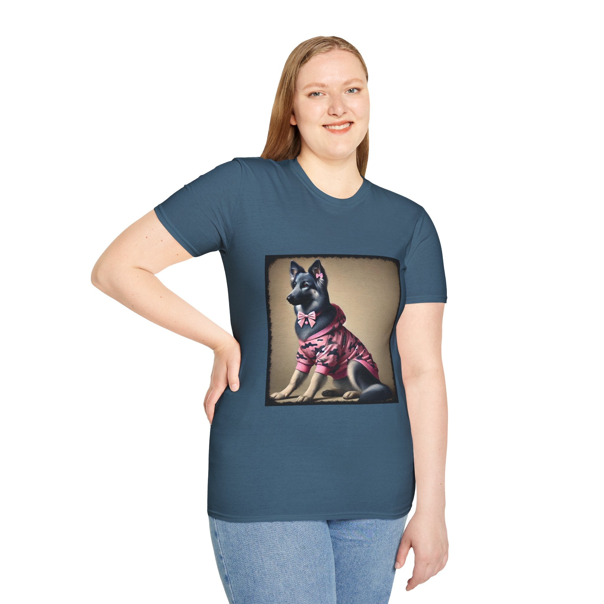 German Shepherd Camo Cutie | Unisex Dog T-Shirt
