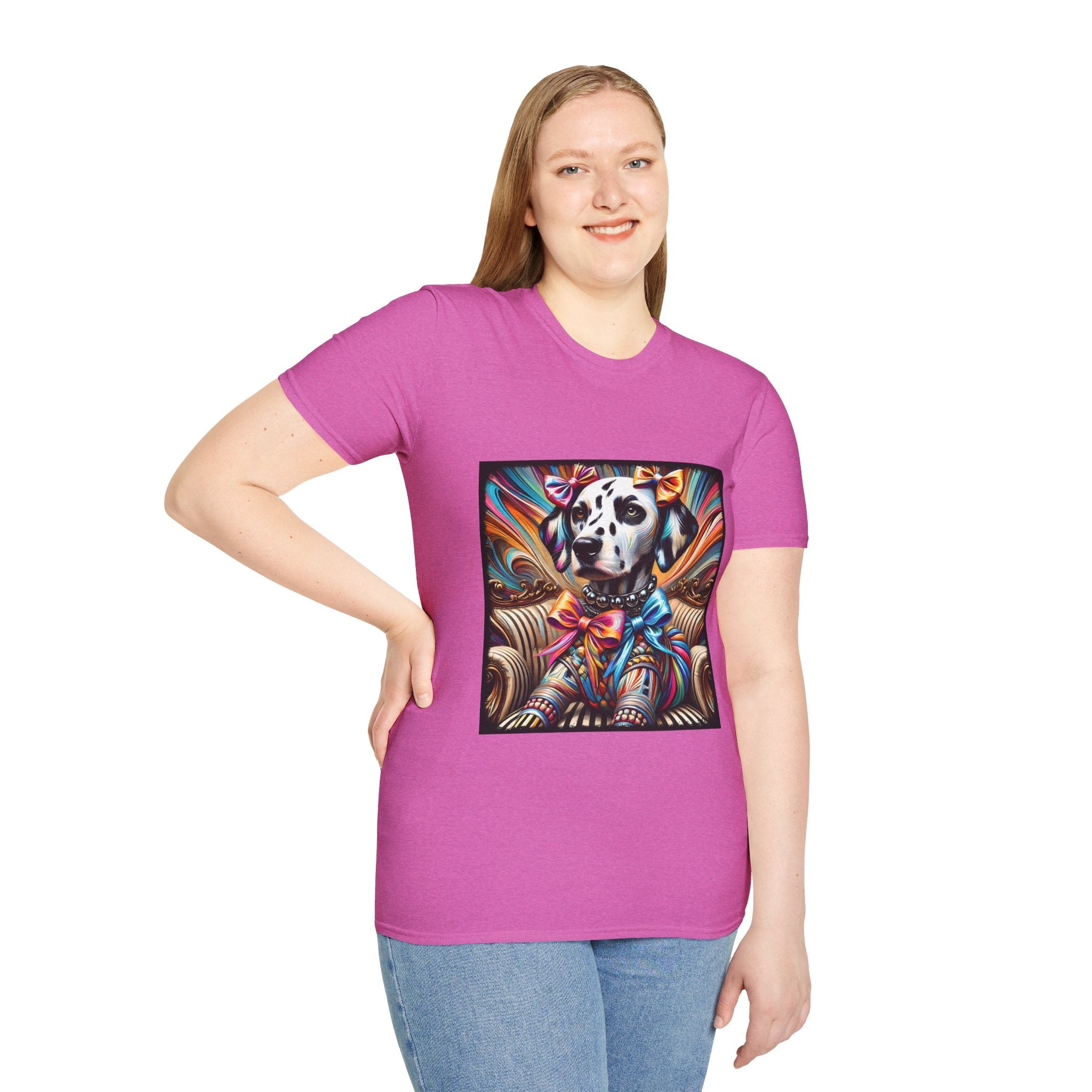 Dalmatian Vivid Rocker  | Unisex Dog T-Shirt