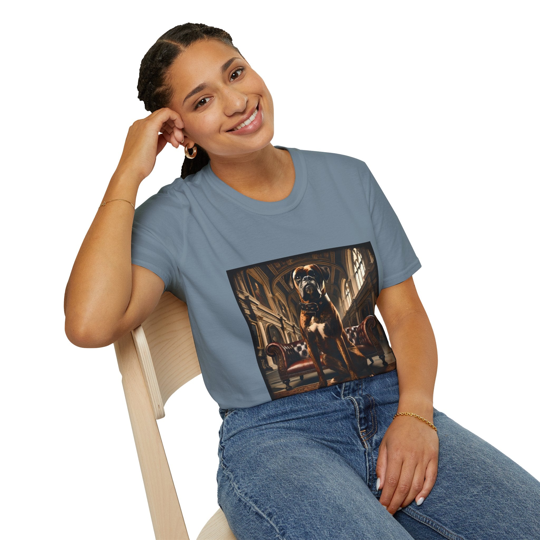 Boxer Poised Prince | Unisex Dog T-Shirt