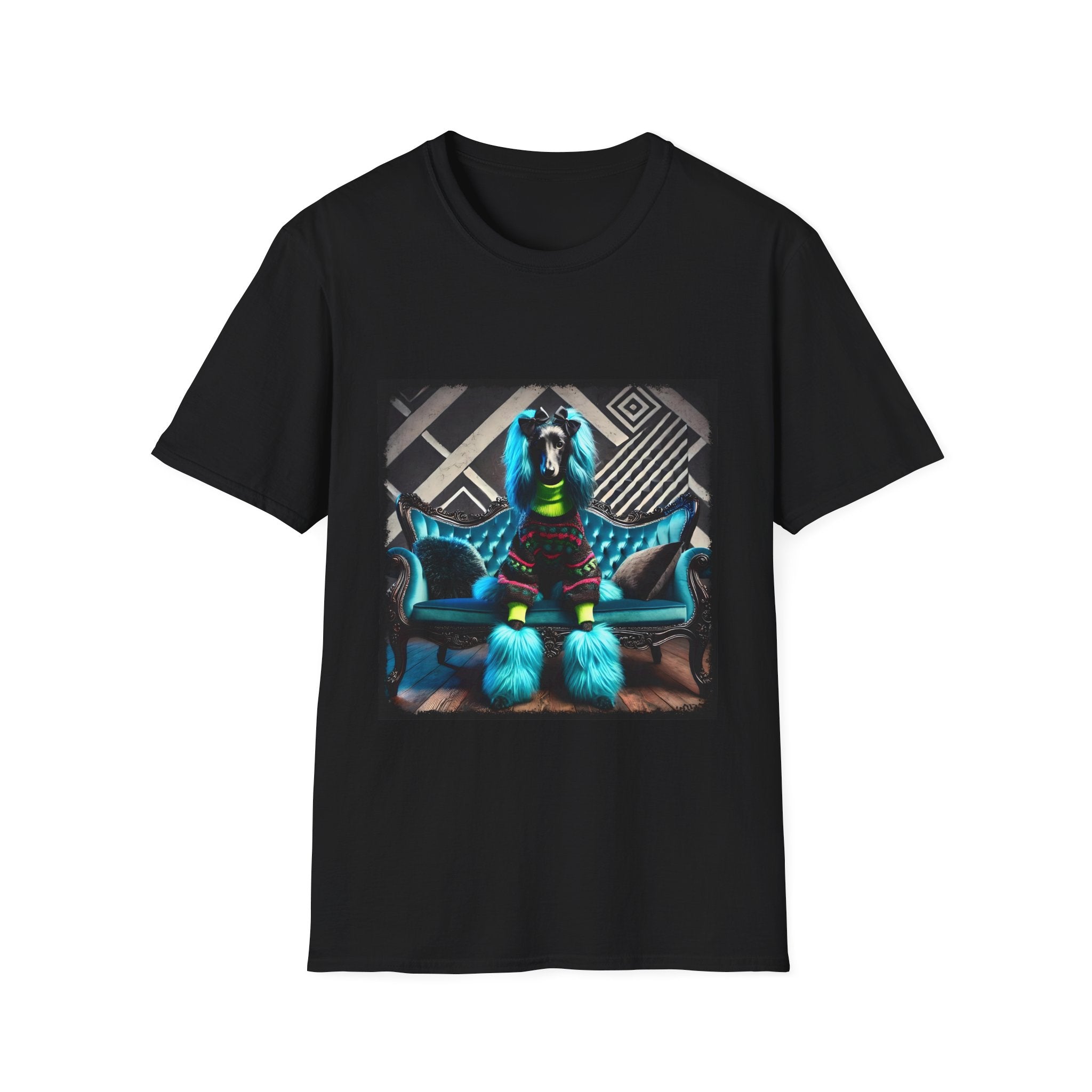 Afghan Hound Shirt | Neon Chic Dog Lover Tee