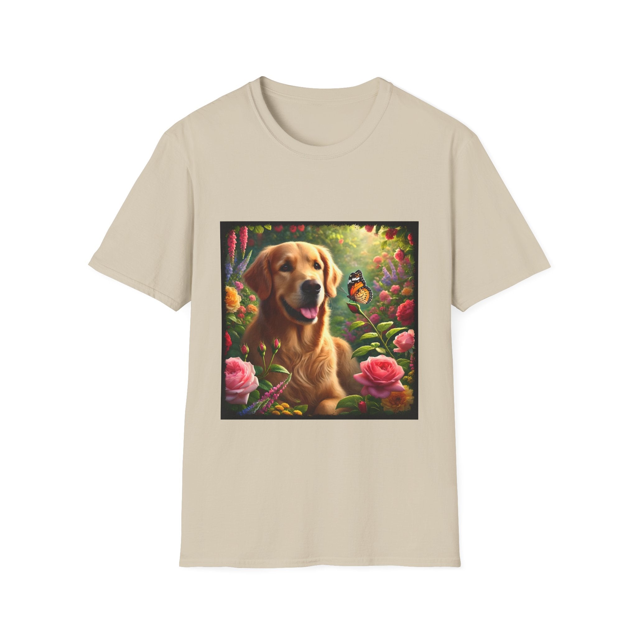Golden Retriever Shirt | Garden Party Dog Lover Tee