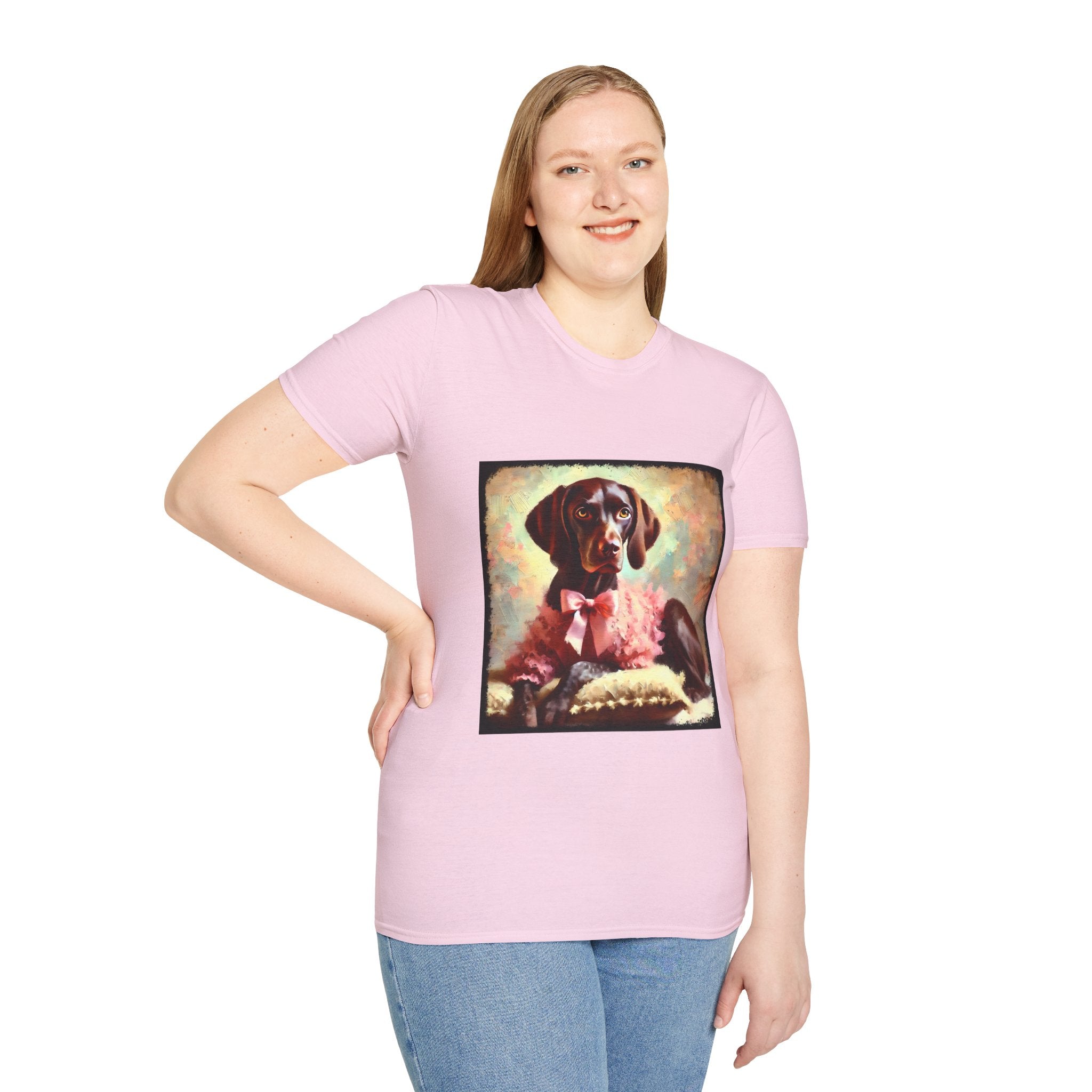 German Shorthaired Pointer Poised Classic | Unisex Dog T-Shirt