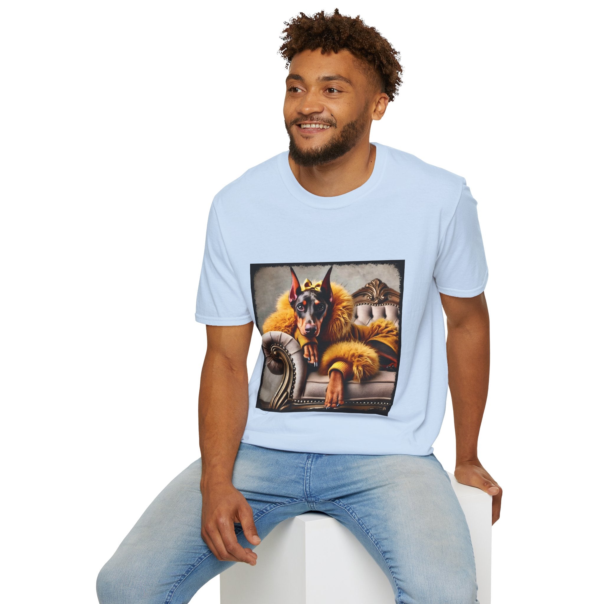 Doberman Pinscher Fur Babe | Unisex Dog T-Shirt