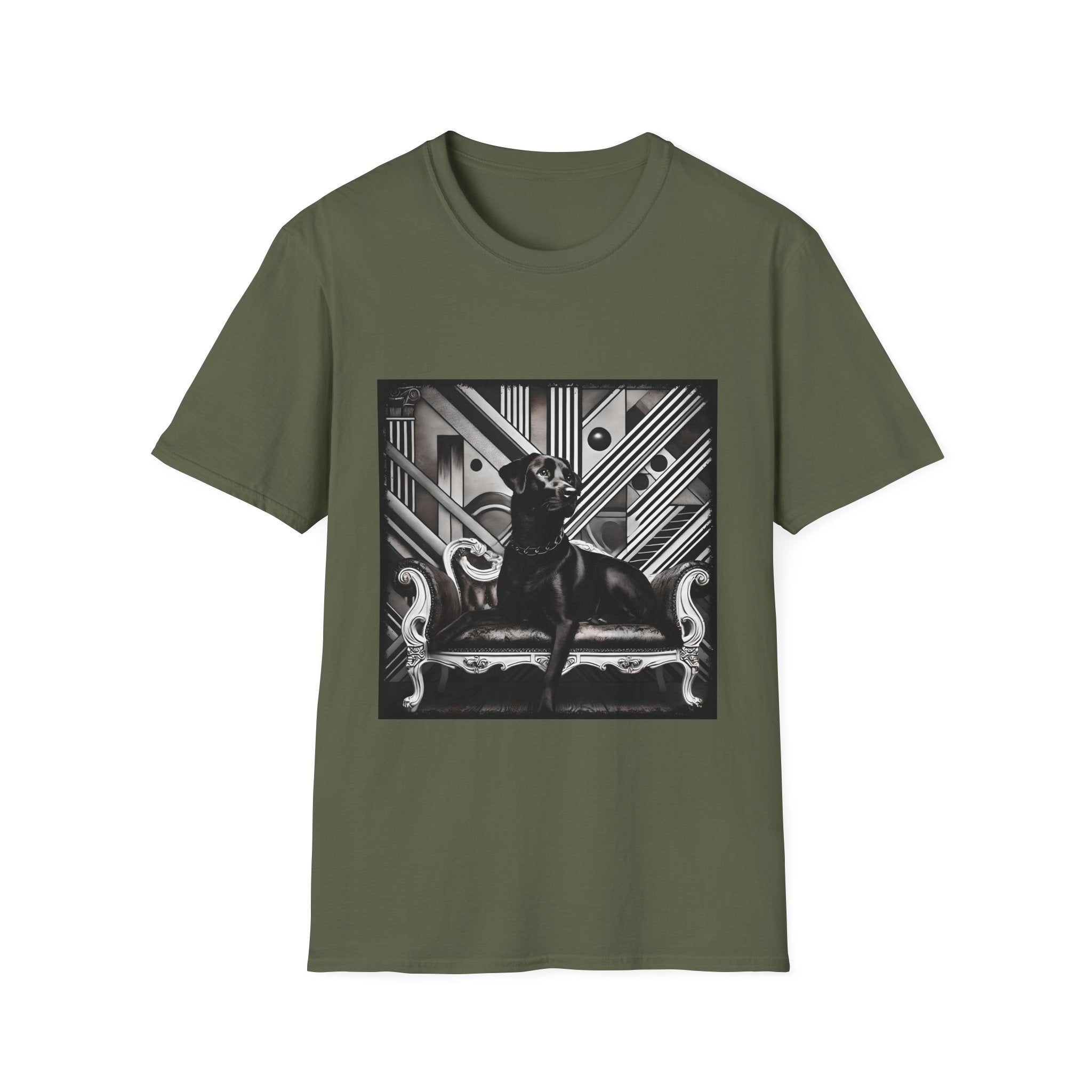 Labrador Retriever B&W Rebel | Unisex Dog T-Shirt