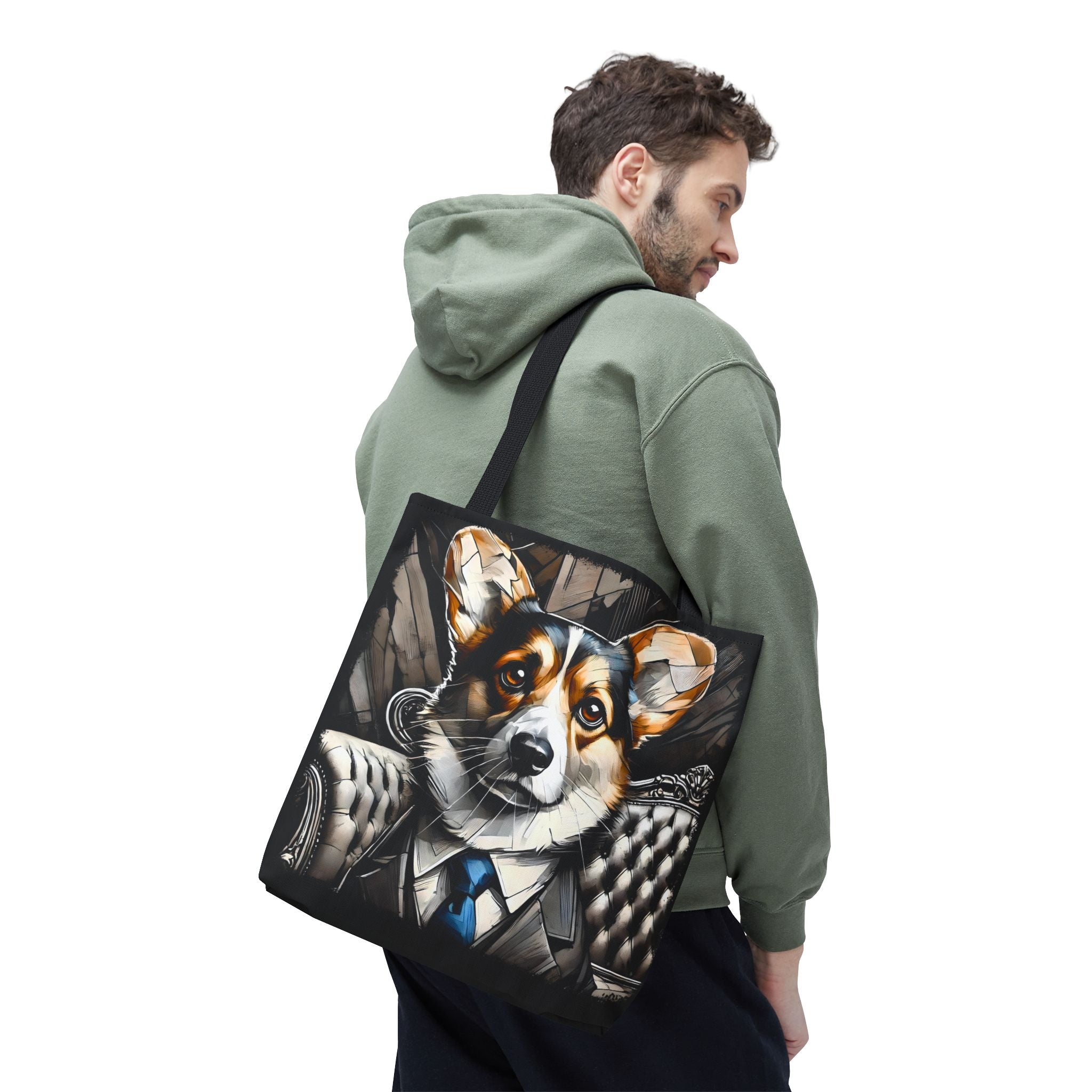 Pembroke Welsh Corgi Tote Bag | Classic Gent Dog Lover Gift