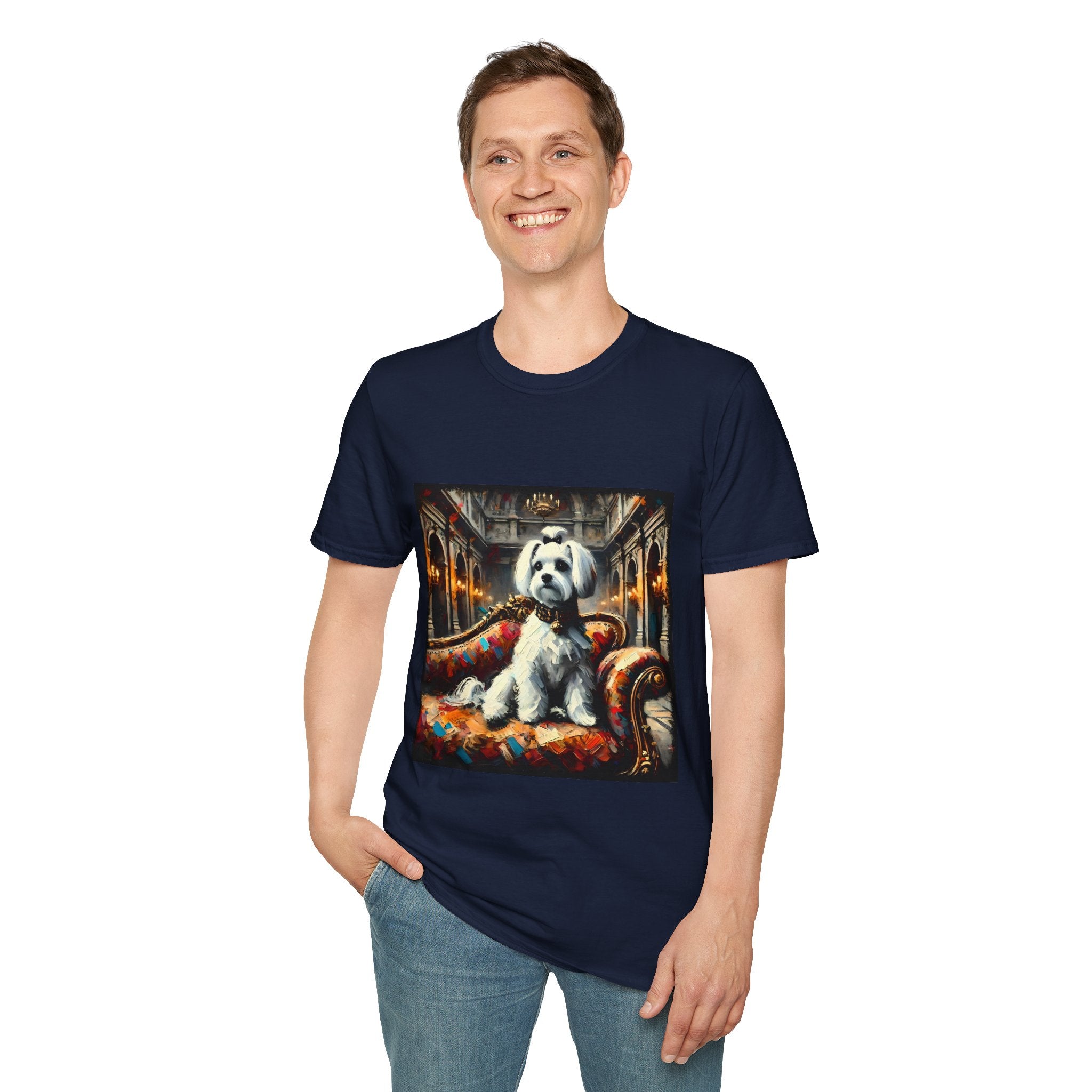 Maltese Bold Classic | Unisex Dog T-Shirt