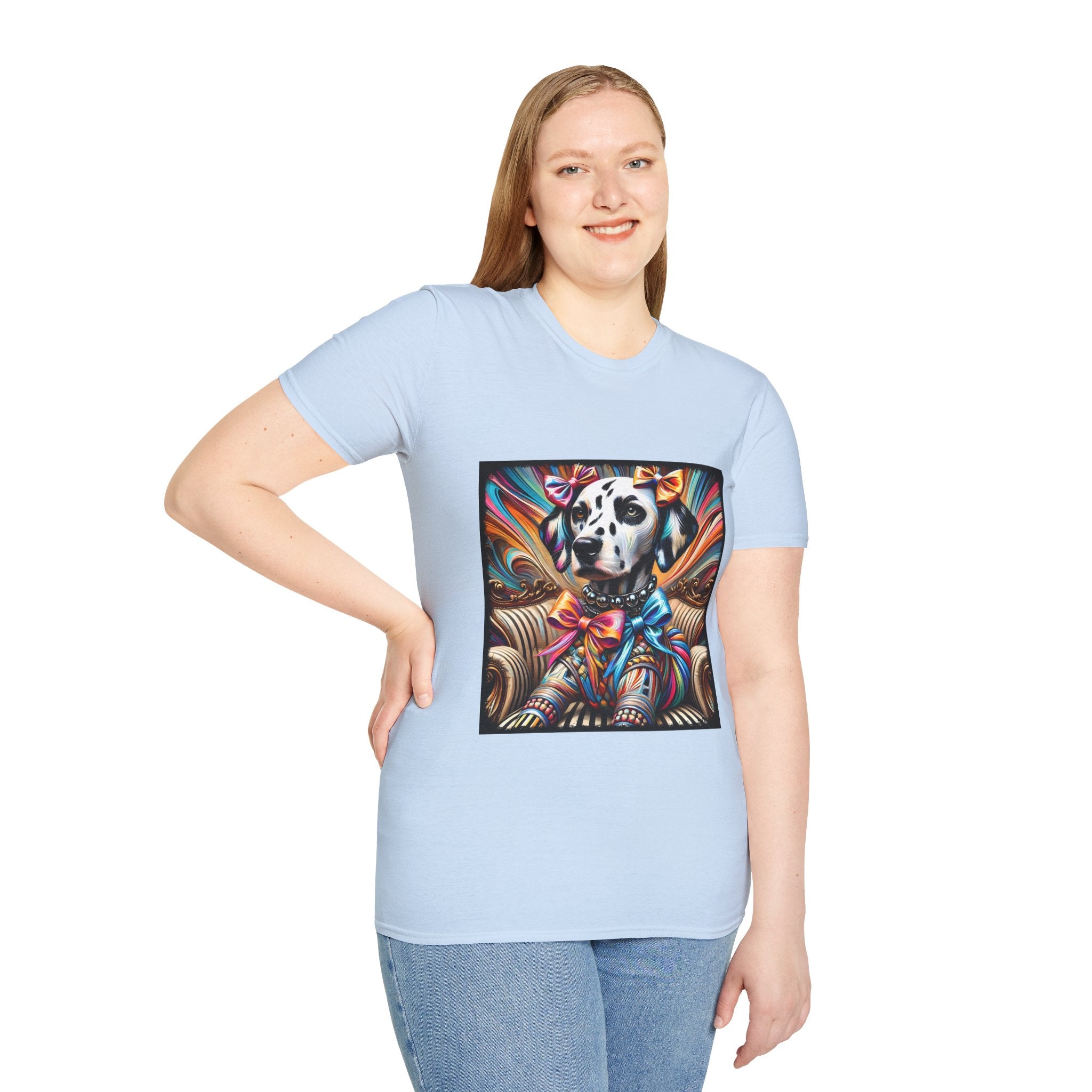 Dalmatian Vivid Rocker  | Unisex Dog T-Shirt