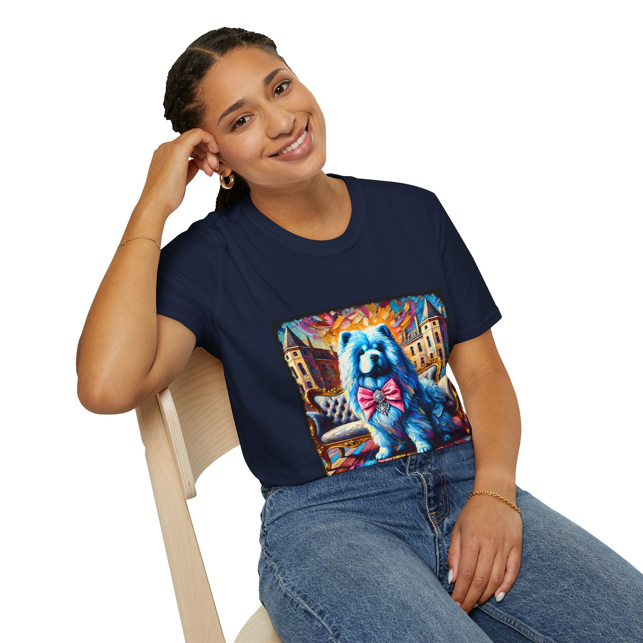 Chow Chow Blue Diamond Princess Classic | Unisex Dog T-Shirt