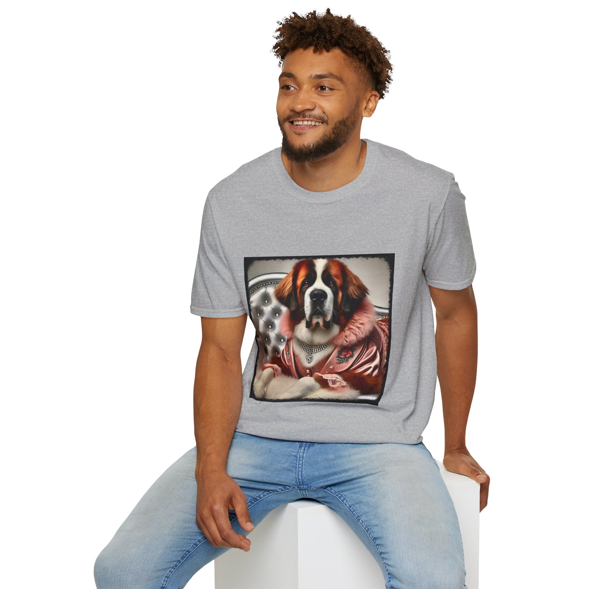 Saint Bernard Sweet Treat | Unisex Dog T-Shirt