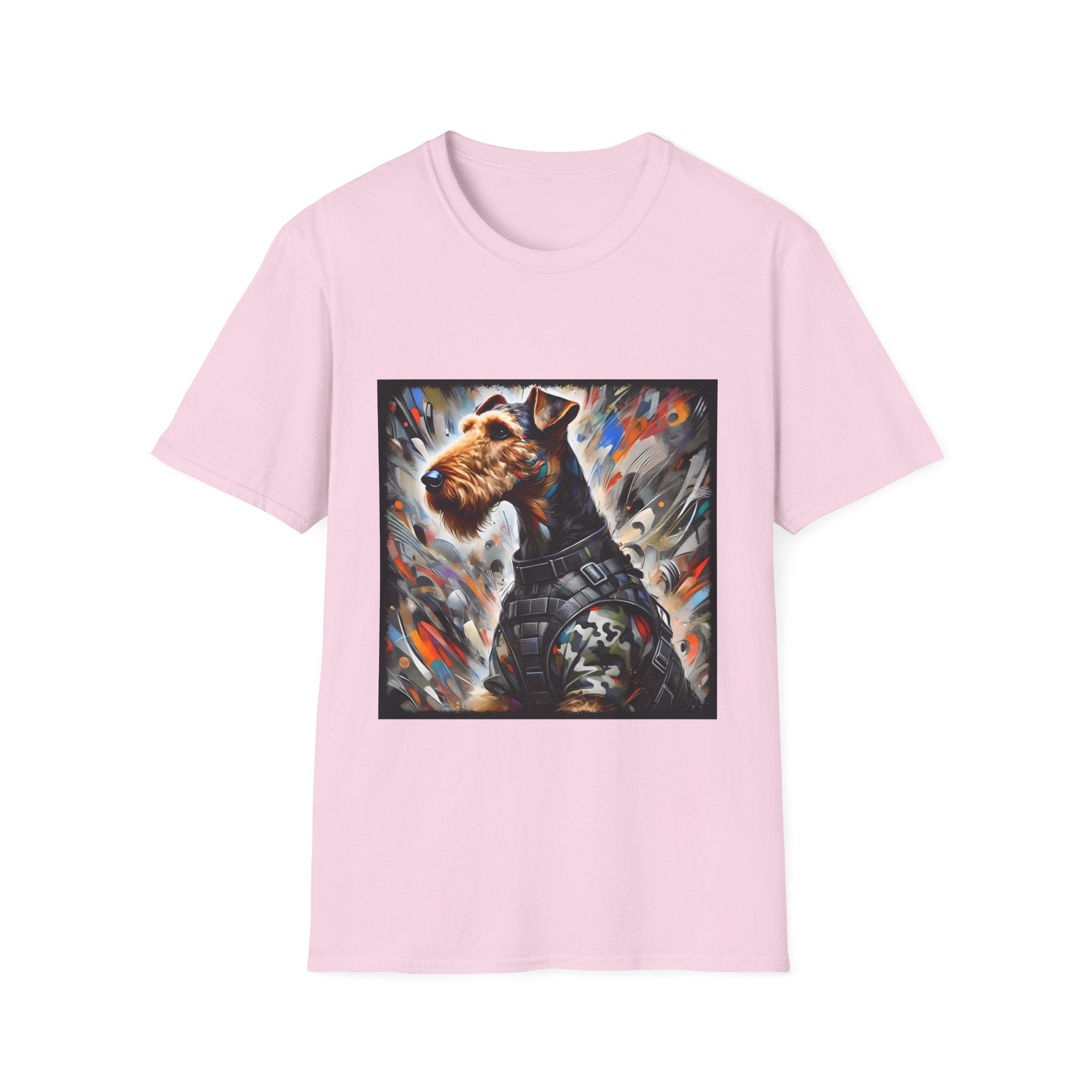 Airedale Terrier Shirt | Bold Camo Classic Dog Lover Tee