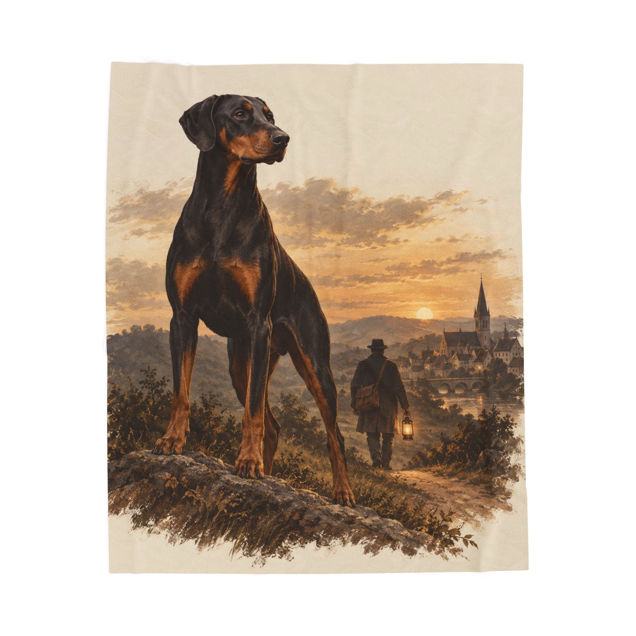 Doberman Pinscher Blanket | Guardian Origins Dog Lover Gift