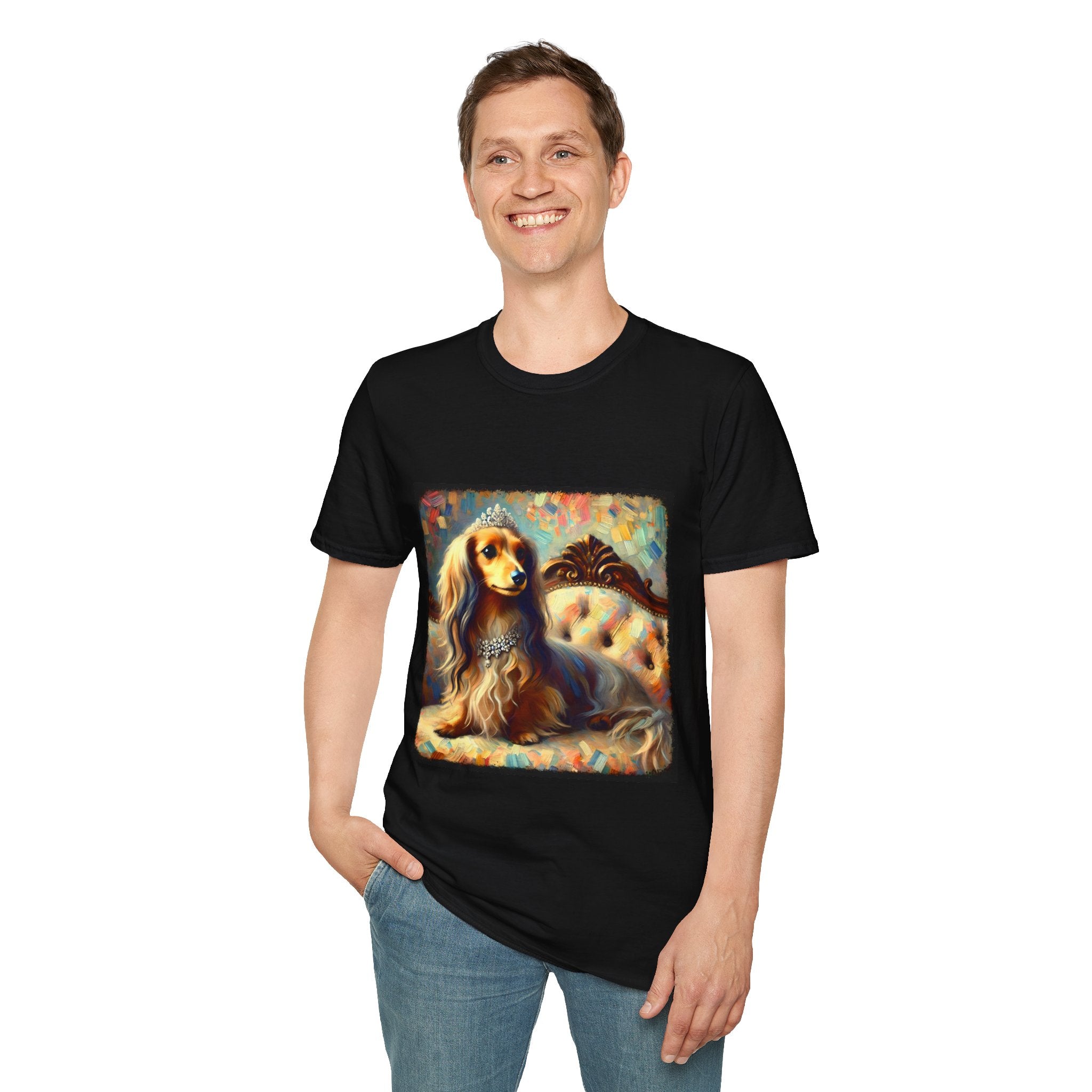 Dachshund Diamond Pastel Classic | Unisex Dog T-Shirt