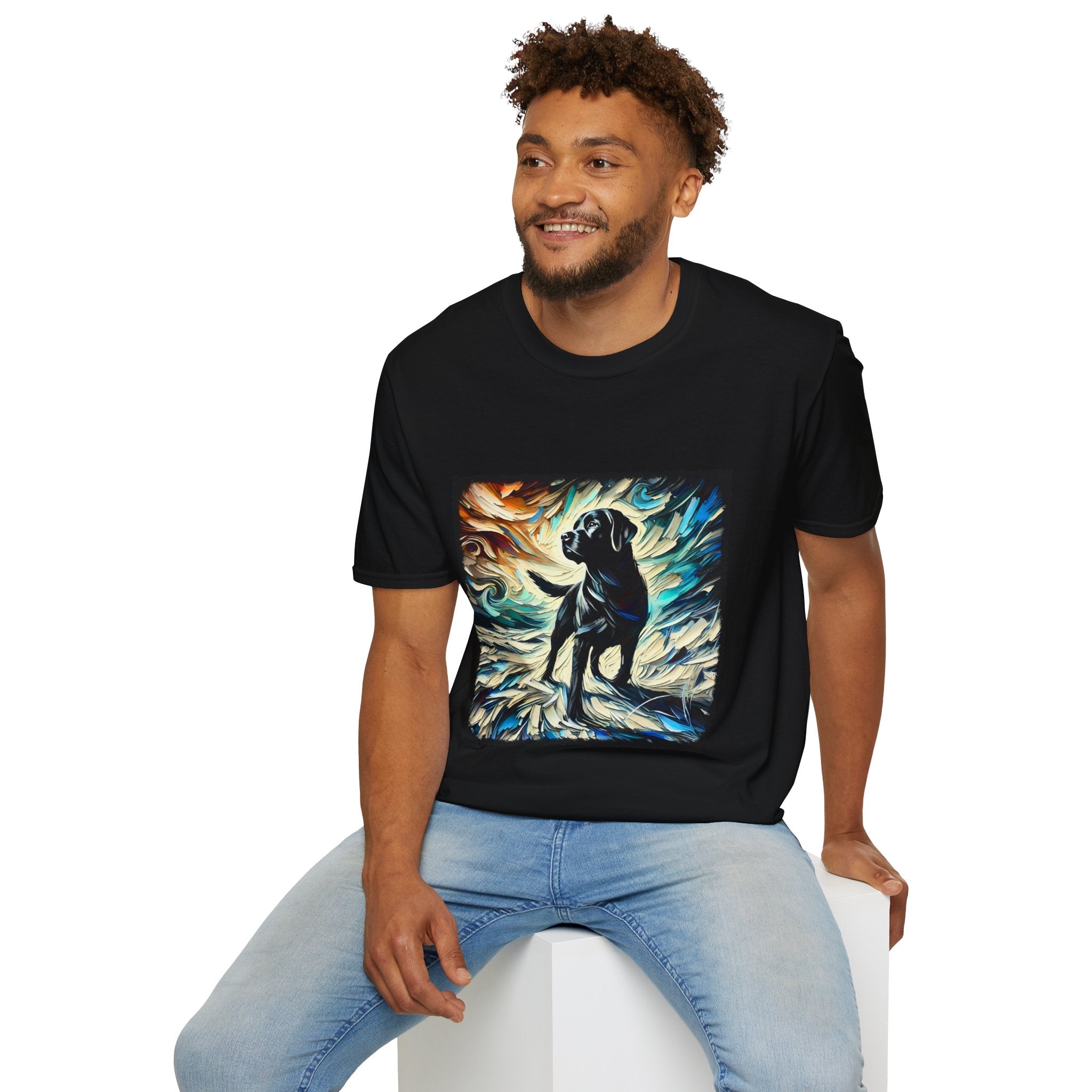 Labrador Retriever Snow Swirl | Unisex Dog T-Shirt