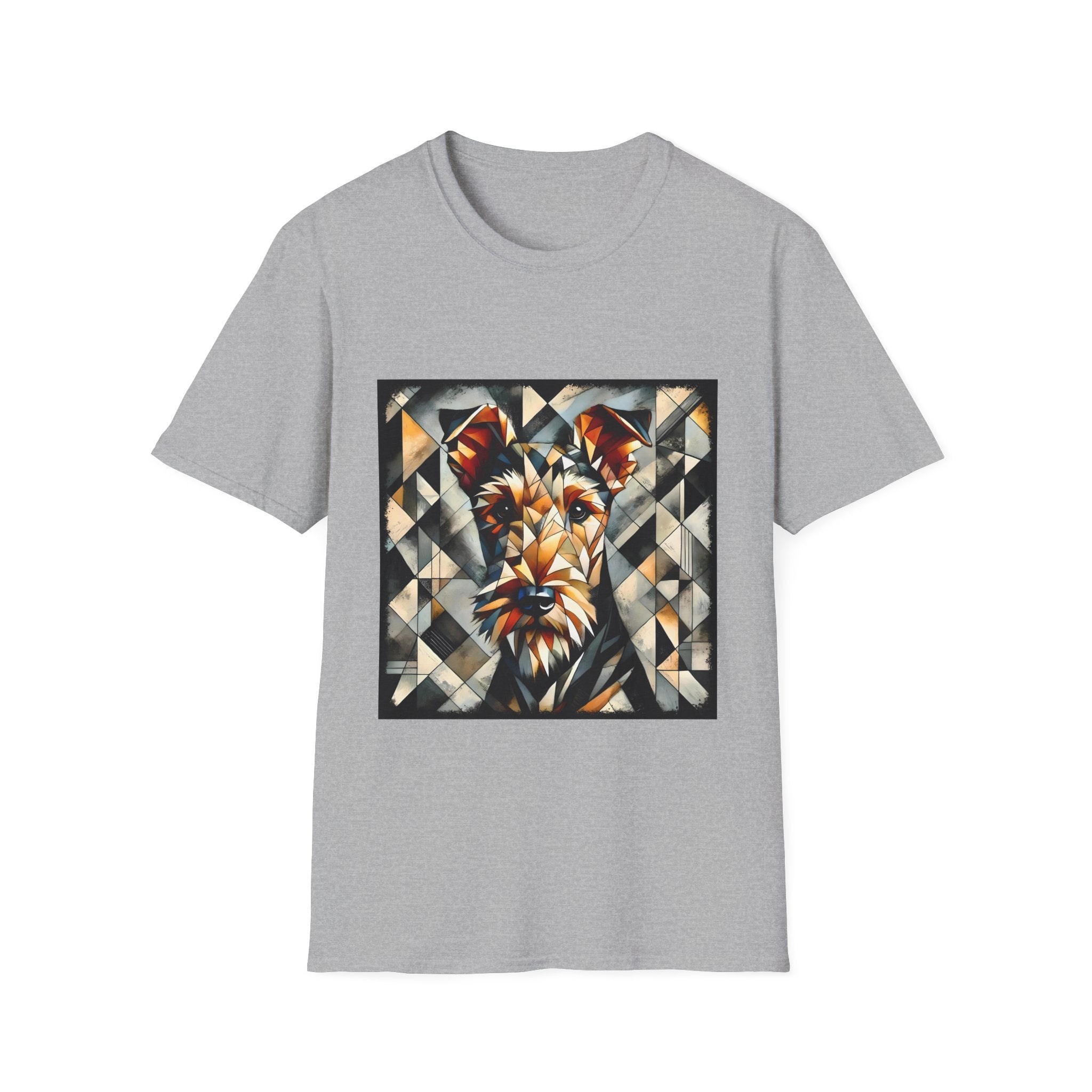 Airedale Terrier Shirt | Bold Geometric Dog Lover Tee