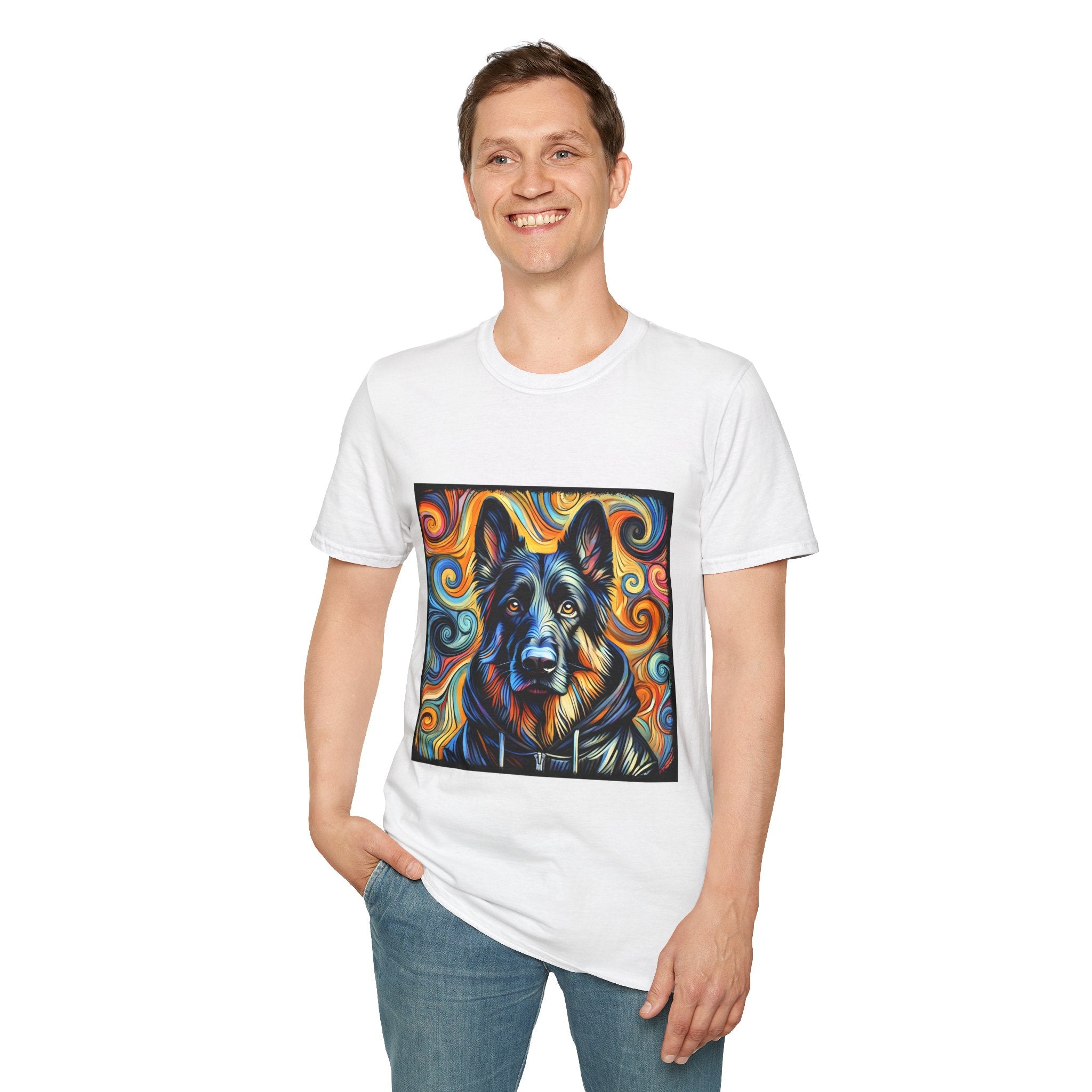 German Shepherd Hoodie Swirl II | Unisex Dog T-Shirt