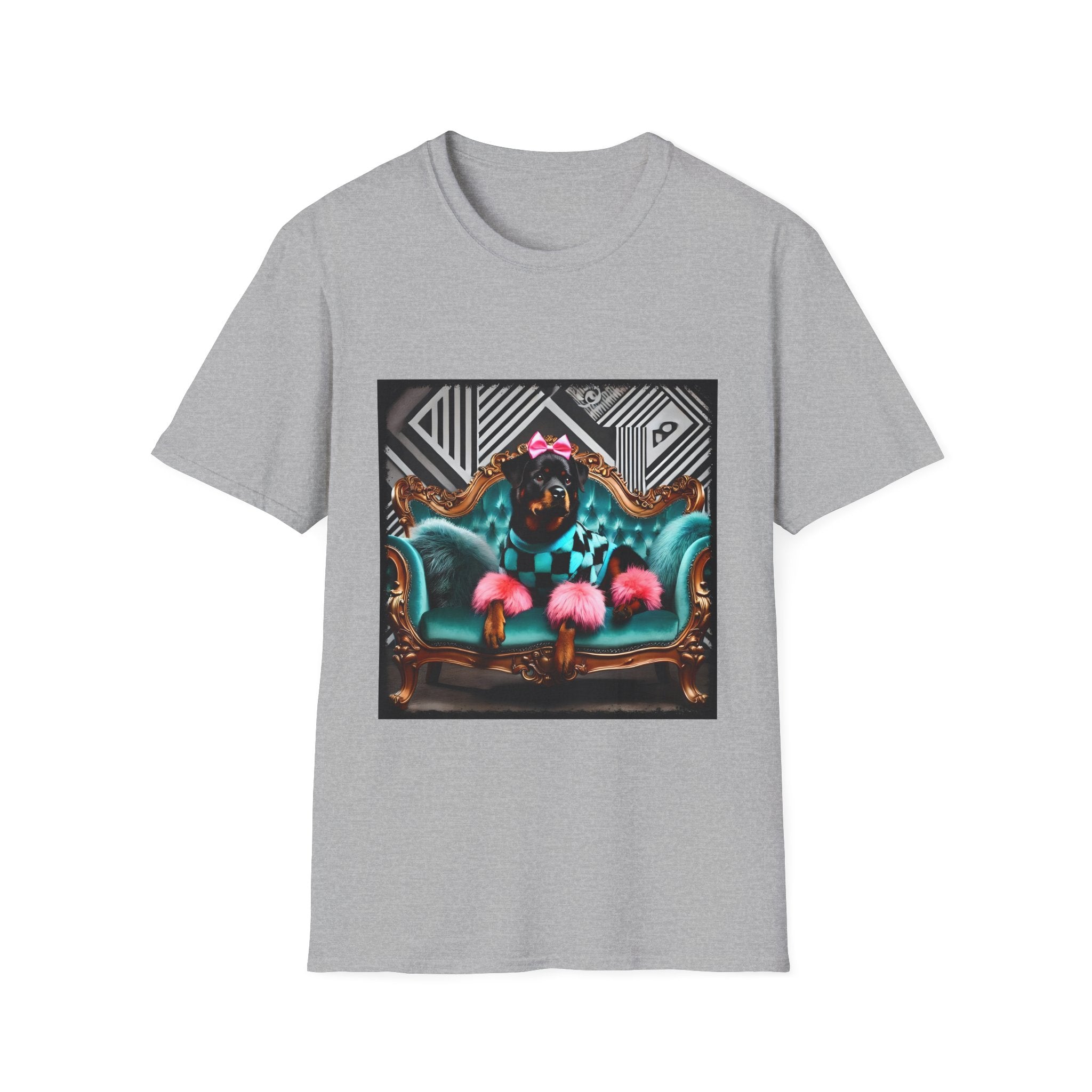 Rottweiler Fierce Fashionista | Unisex Dog T-Shirt
