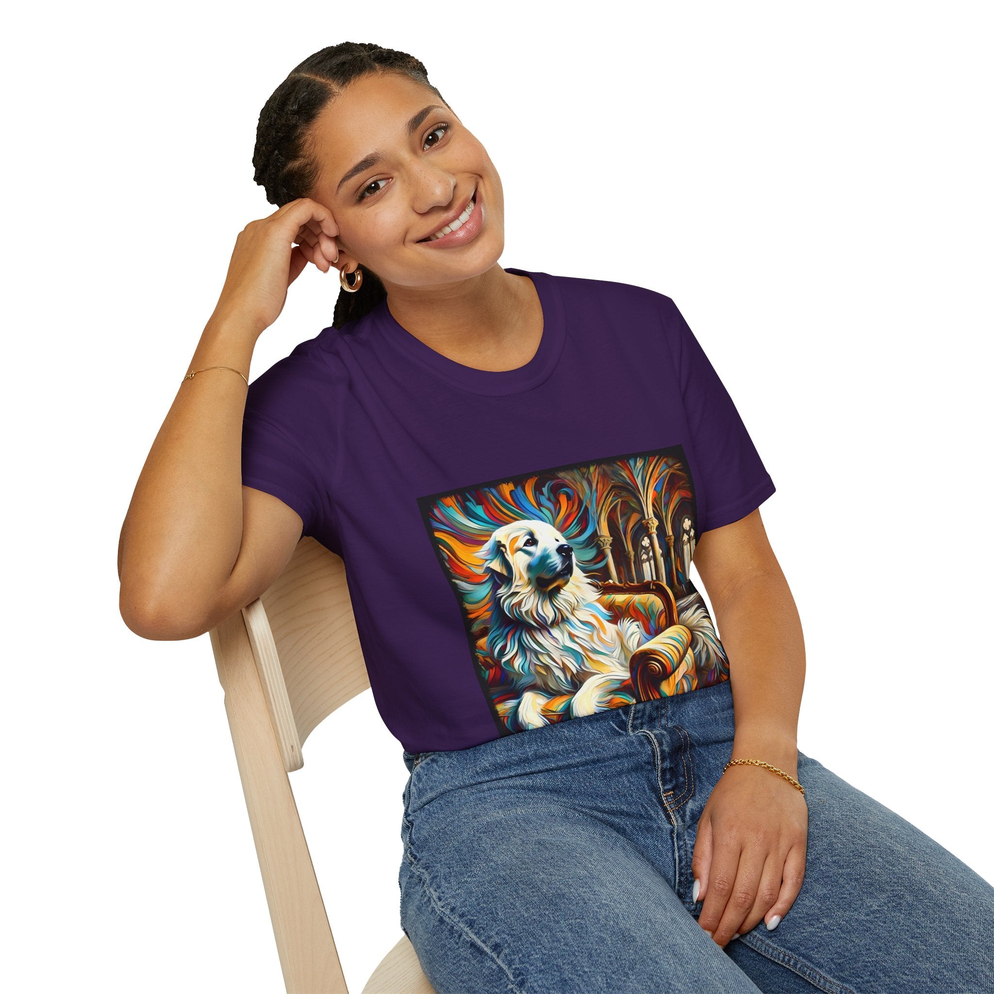 Great Pyrenees Bold Swirl | Unisex Dog T-Shirt