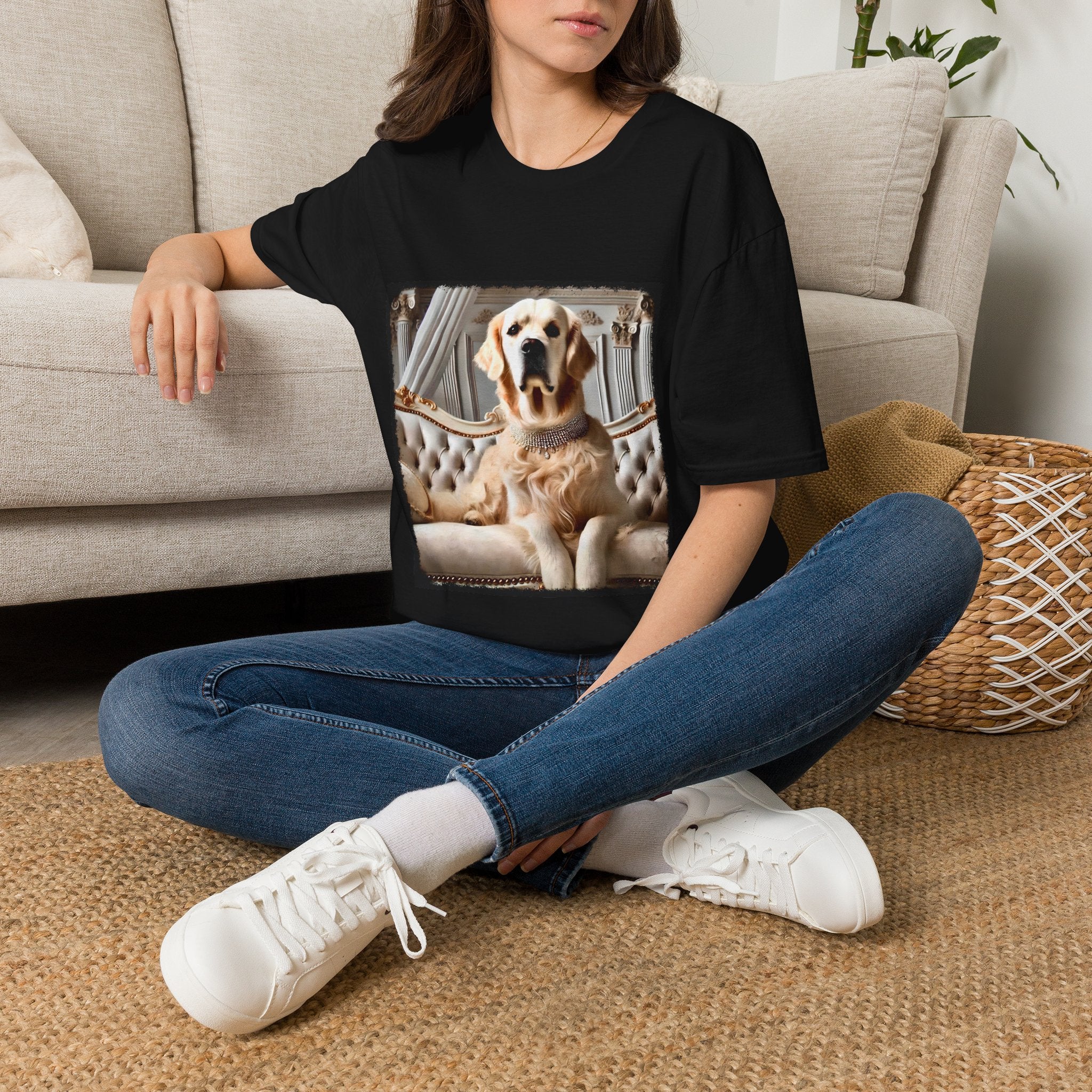 Golden Retriever Supreme Style design dog lover unisex t-shirt