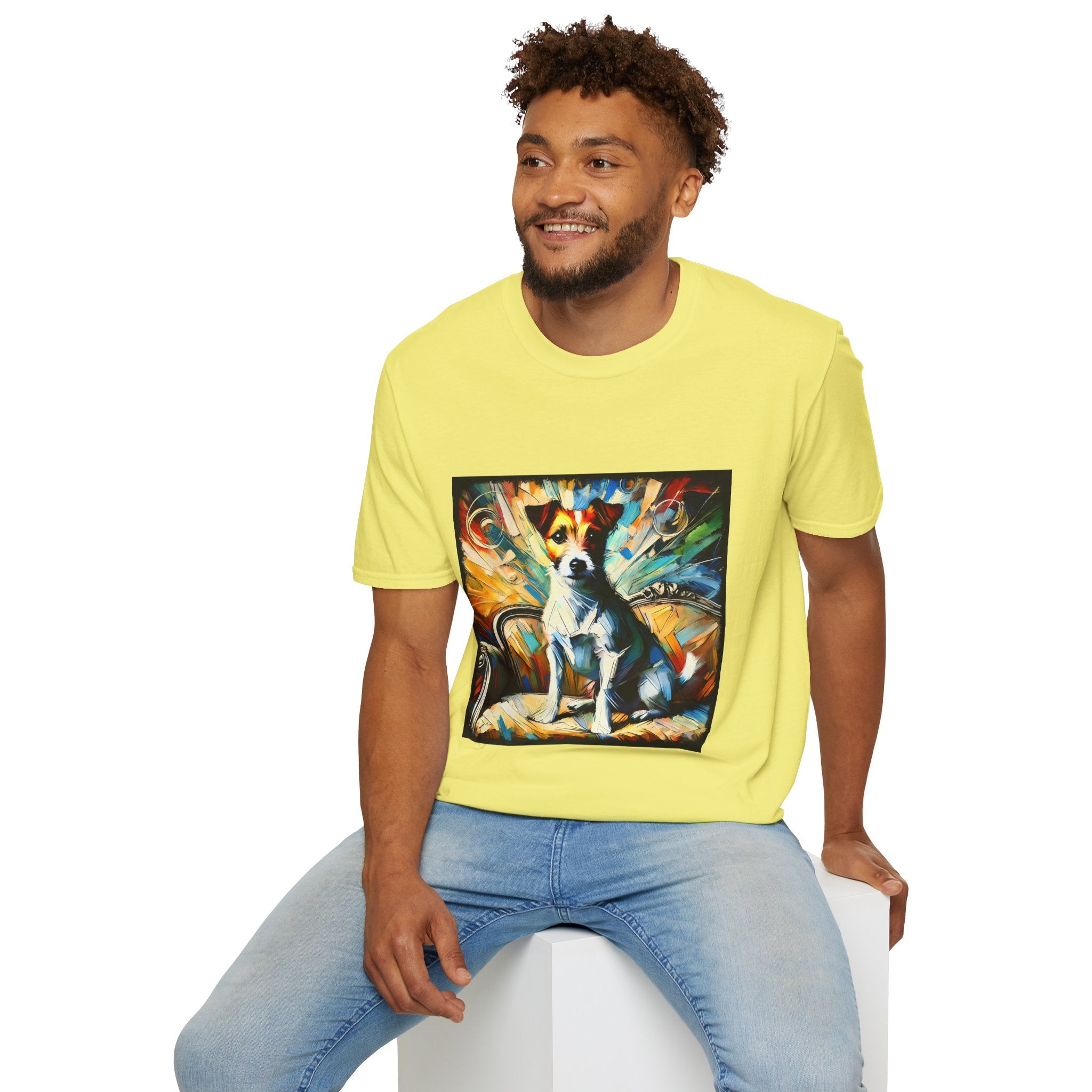 Jack Russell Terrier Multicolored Classic | Unisex Dog T-Shirt